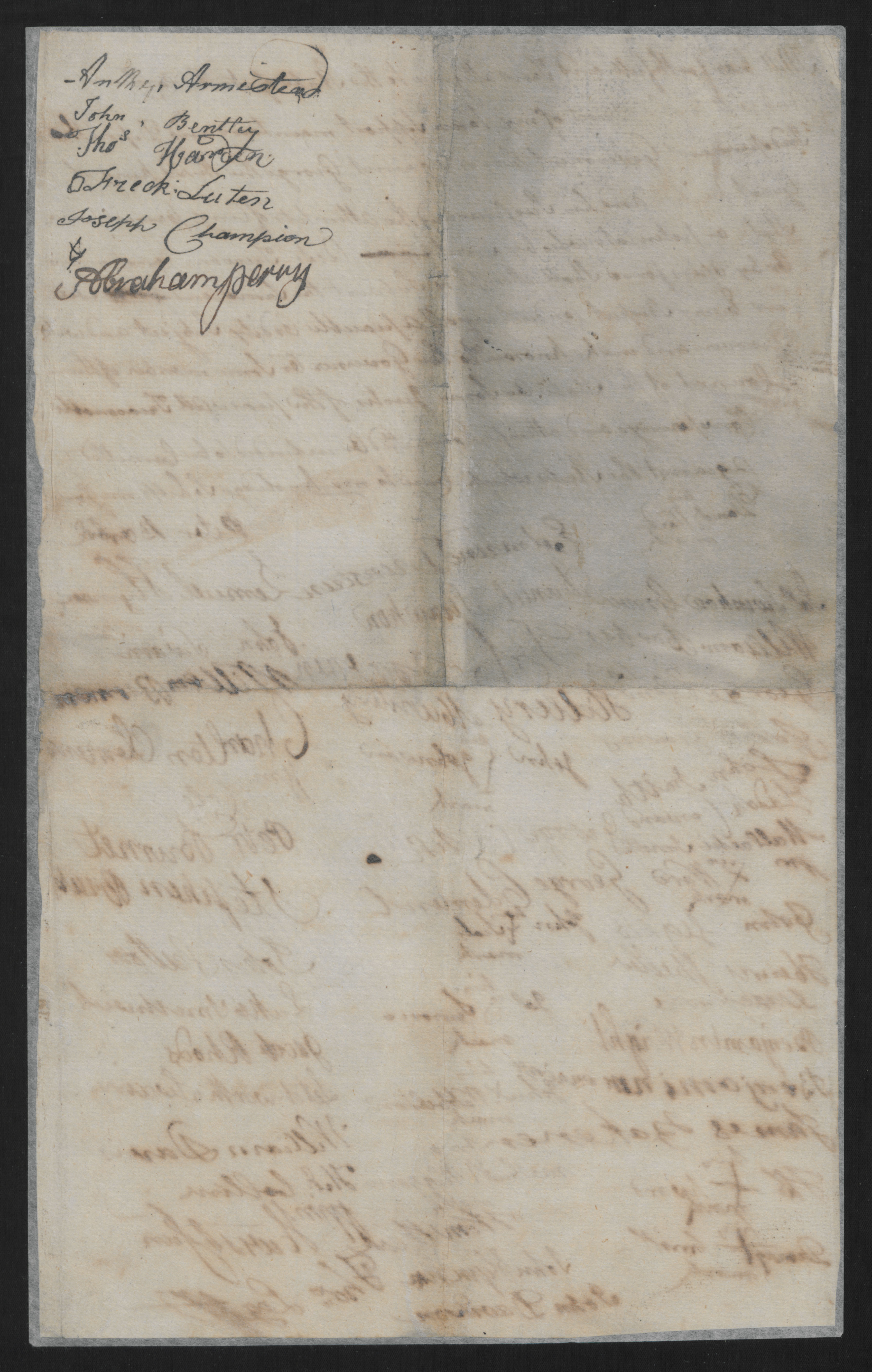 List of People Swearing the Oath of Allegiance to the State of North Carolina in Bertie County, circa 1778, page 2