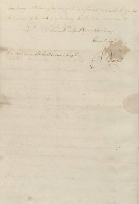 Letter from John Gray Blount to Richard Caswell, 5 July 1777, page 2