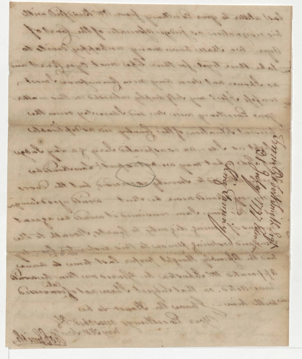Letter from Robert Smith to Richard Caswell, 31 July 1777, page 3