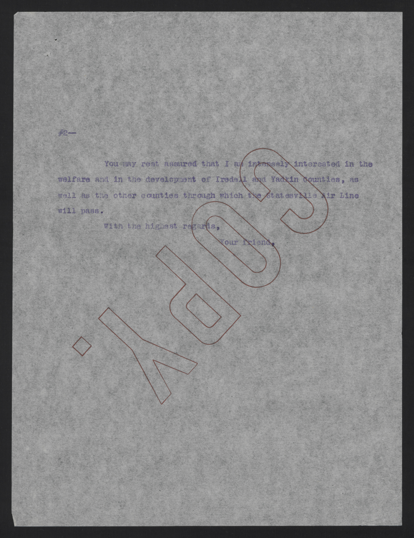 Letter from Craig to Turner, July 14, 1913, page 2