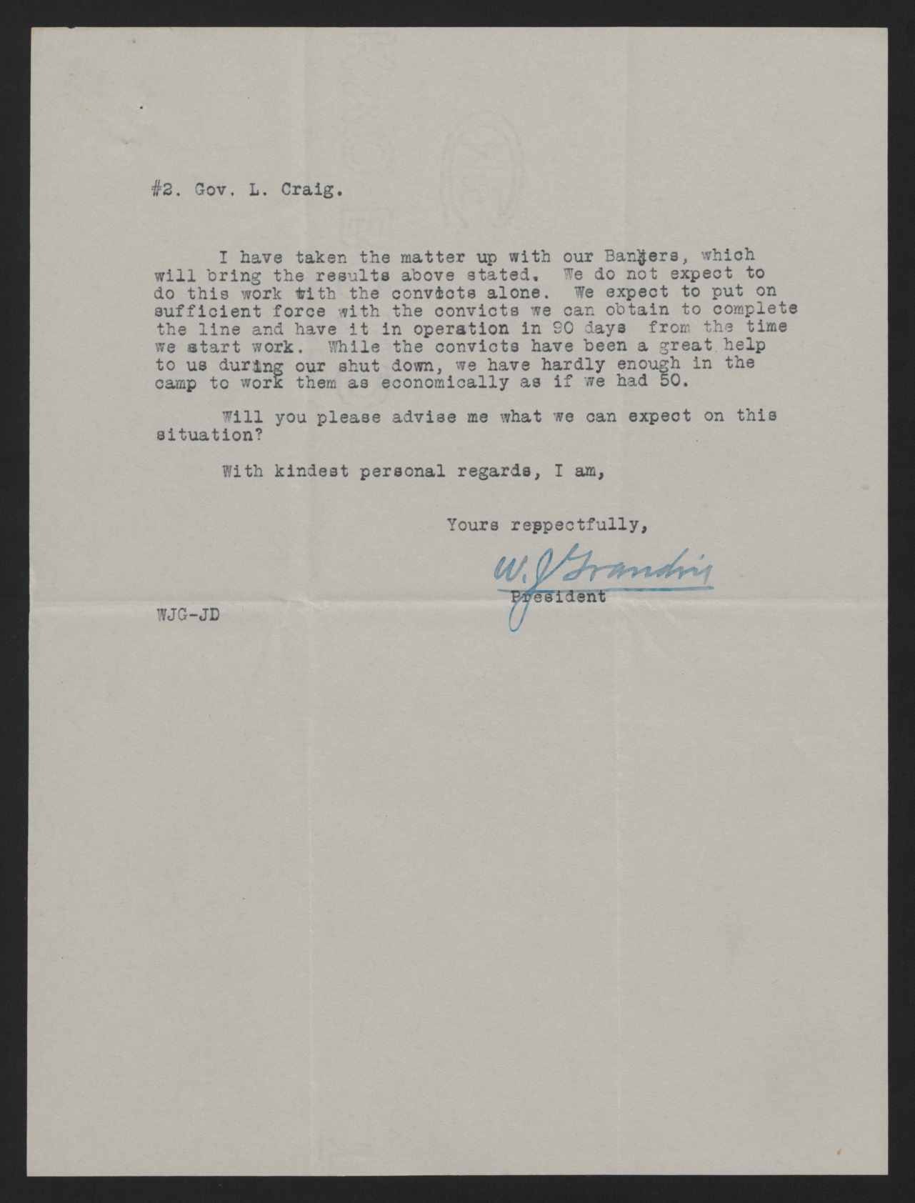 Letter from Grandin to Craig, March 25, 1914, page 2