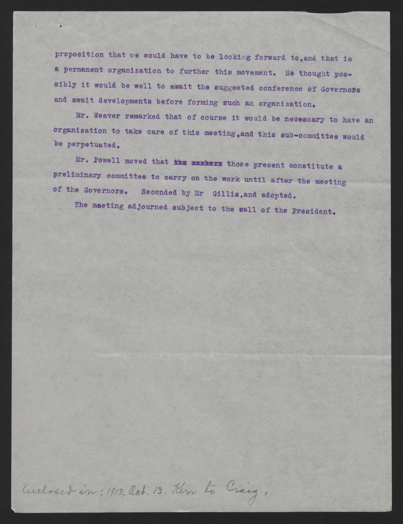 Meeting Minutes of the Greater Western North Carolina Association, 11 October 1913, page 6