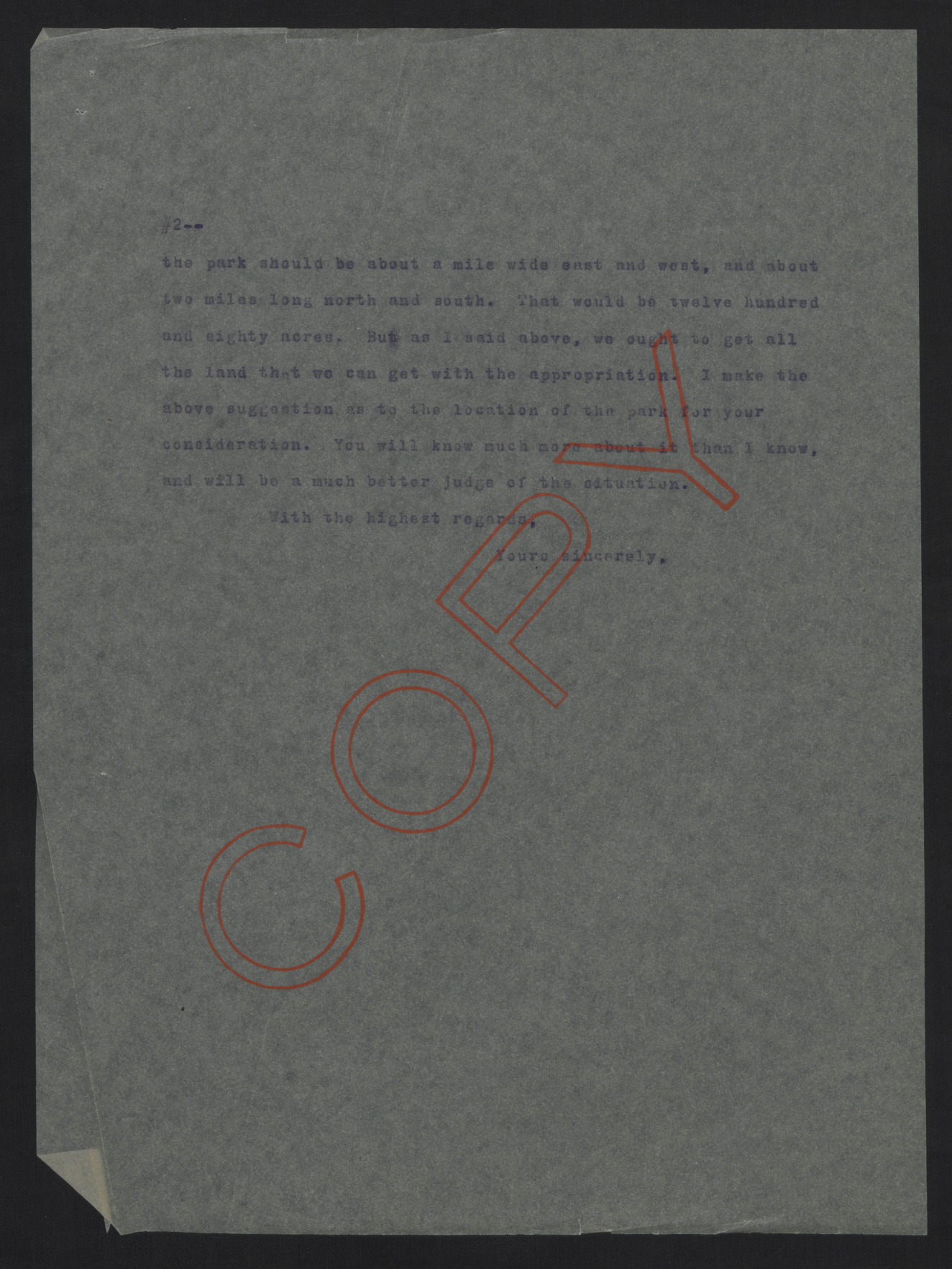 Letter from Craig to Watson, April 2, 1915, page 2