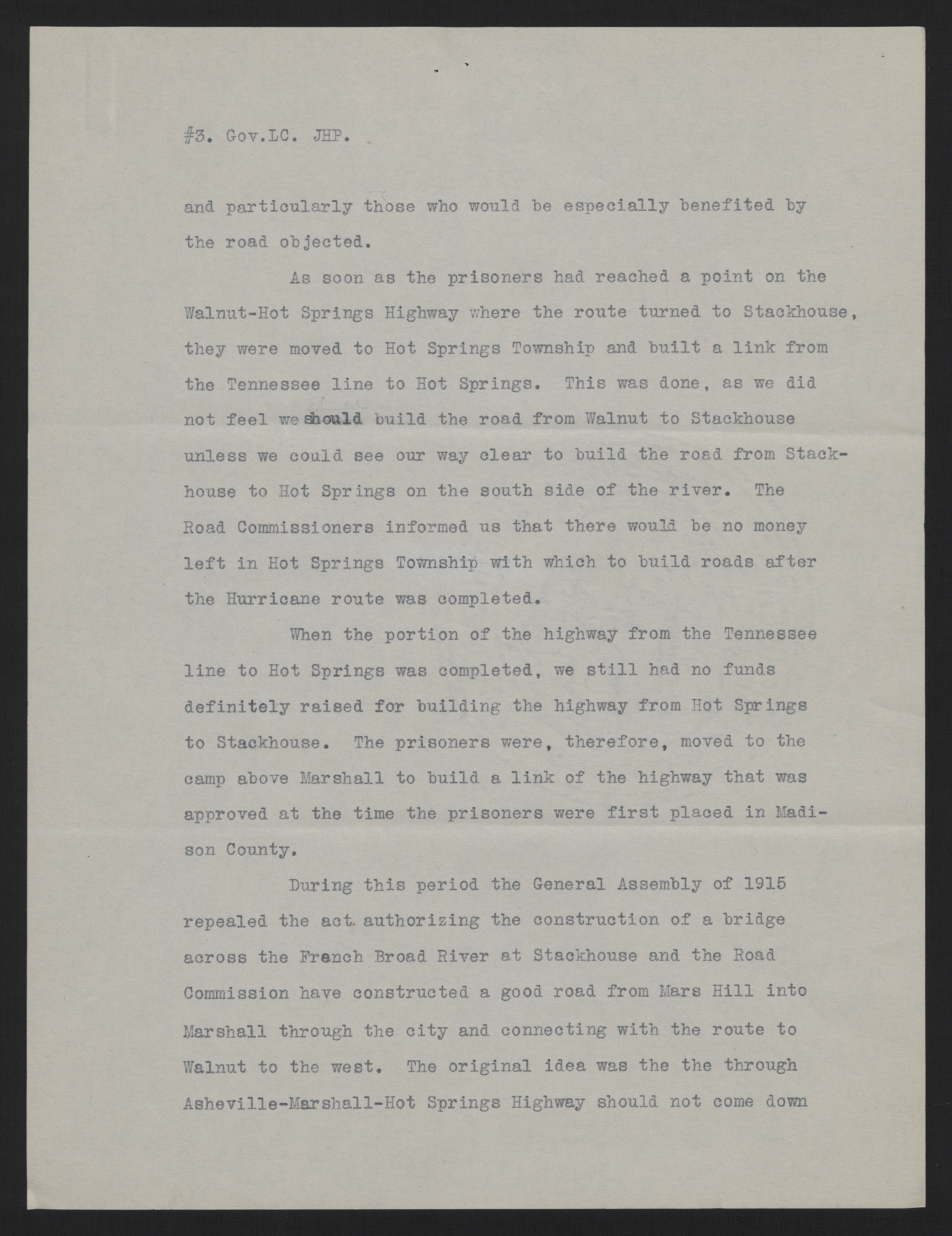 Letter from Pratt to Craig, March 30, 1916, page 3