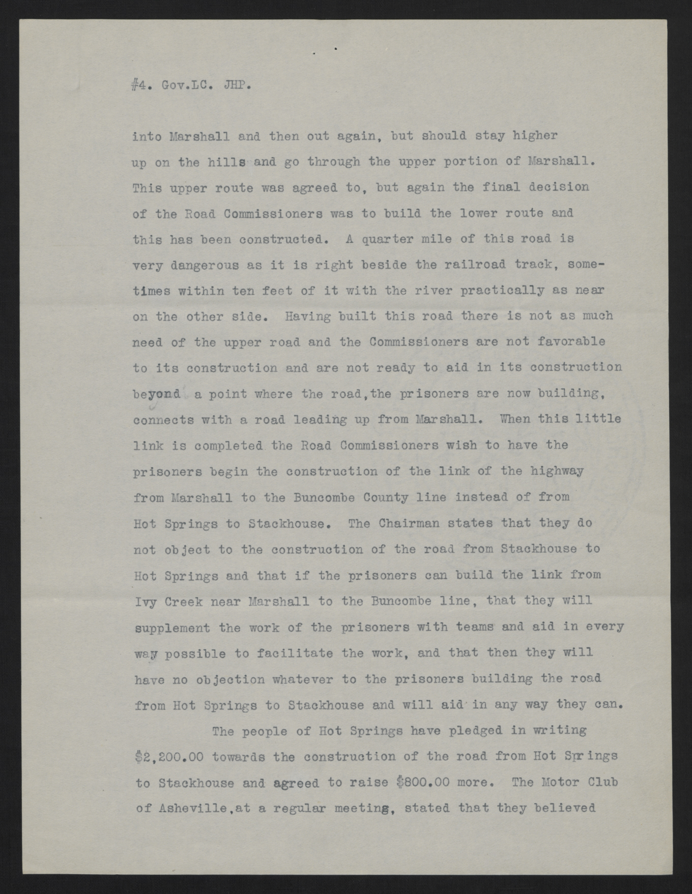 Letter from Pratt to Craig, March 30, 1916, page 4