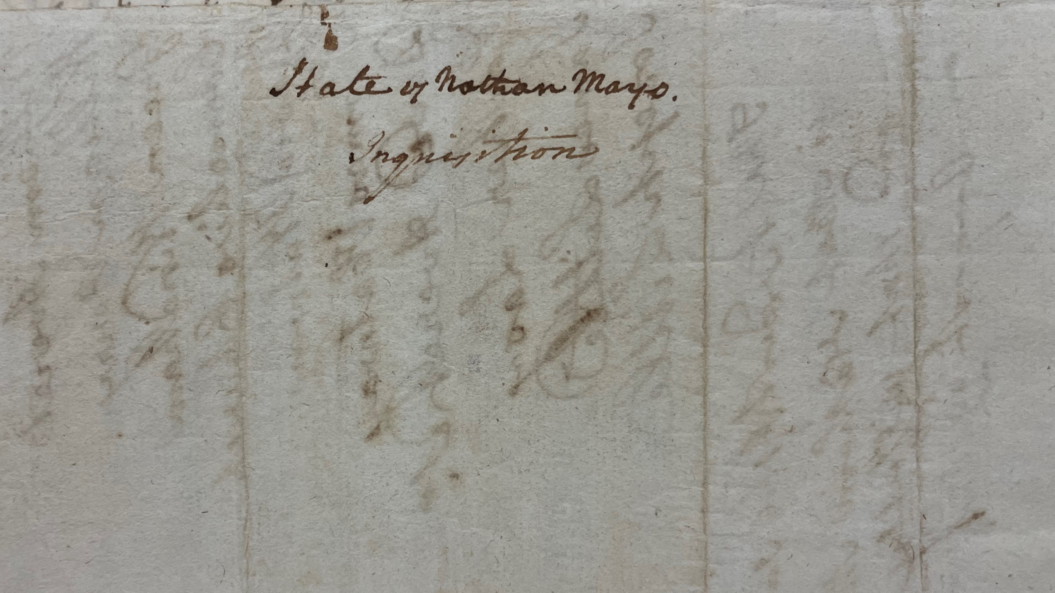 Jury Verdict in the Case of the State vs. Nathan Mayo, 22 August 1777, page 2