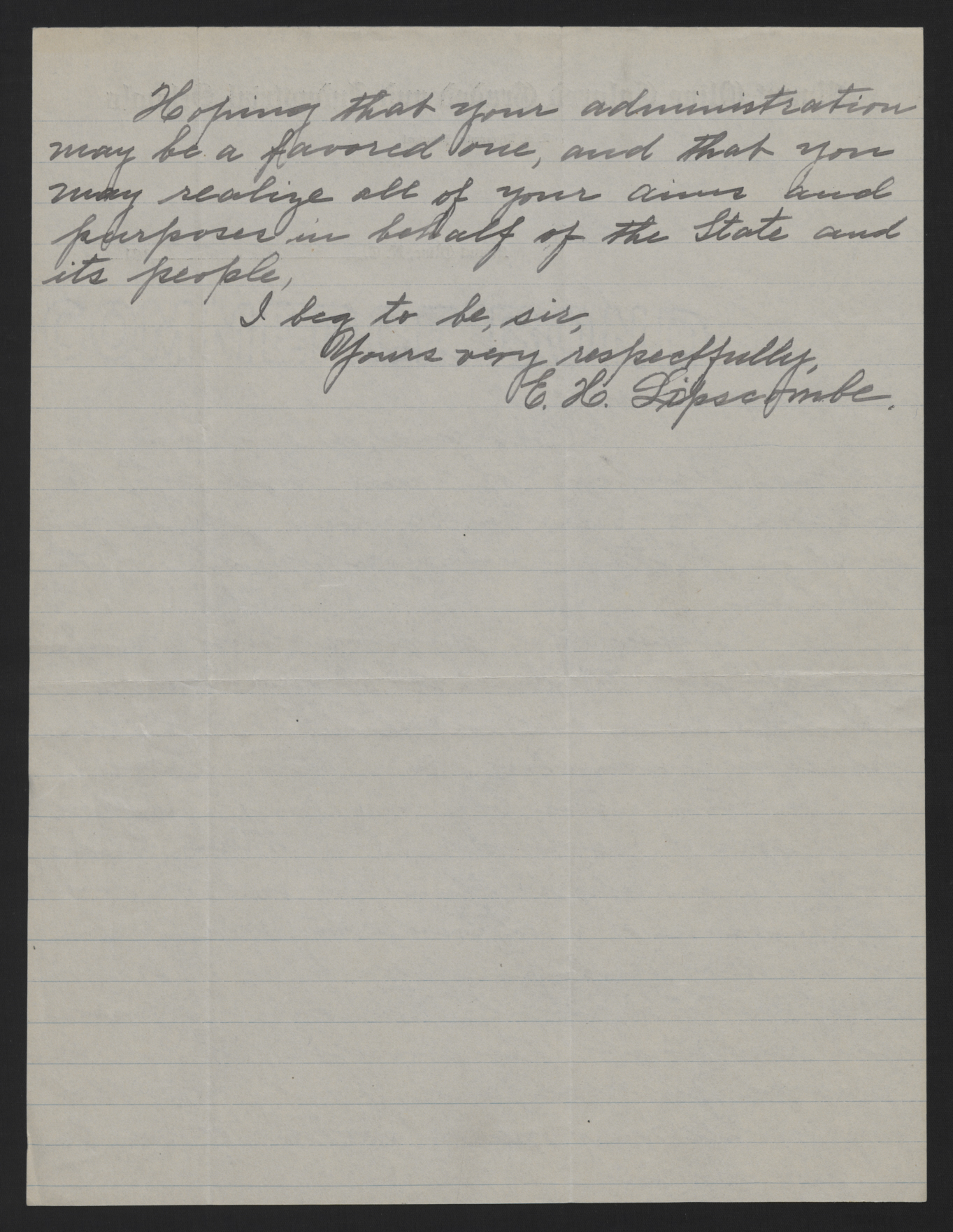 Letter from Lipscombe to Craig, December 24, 1912, page 2