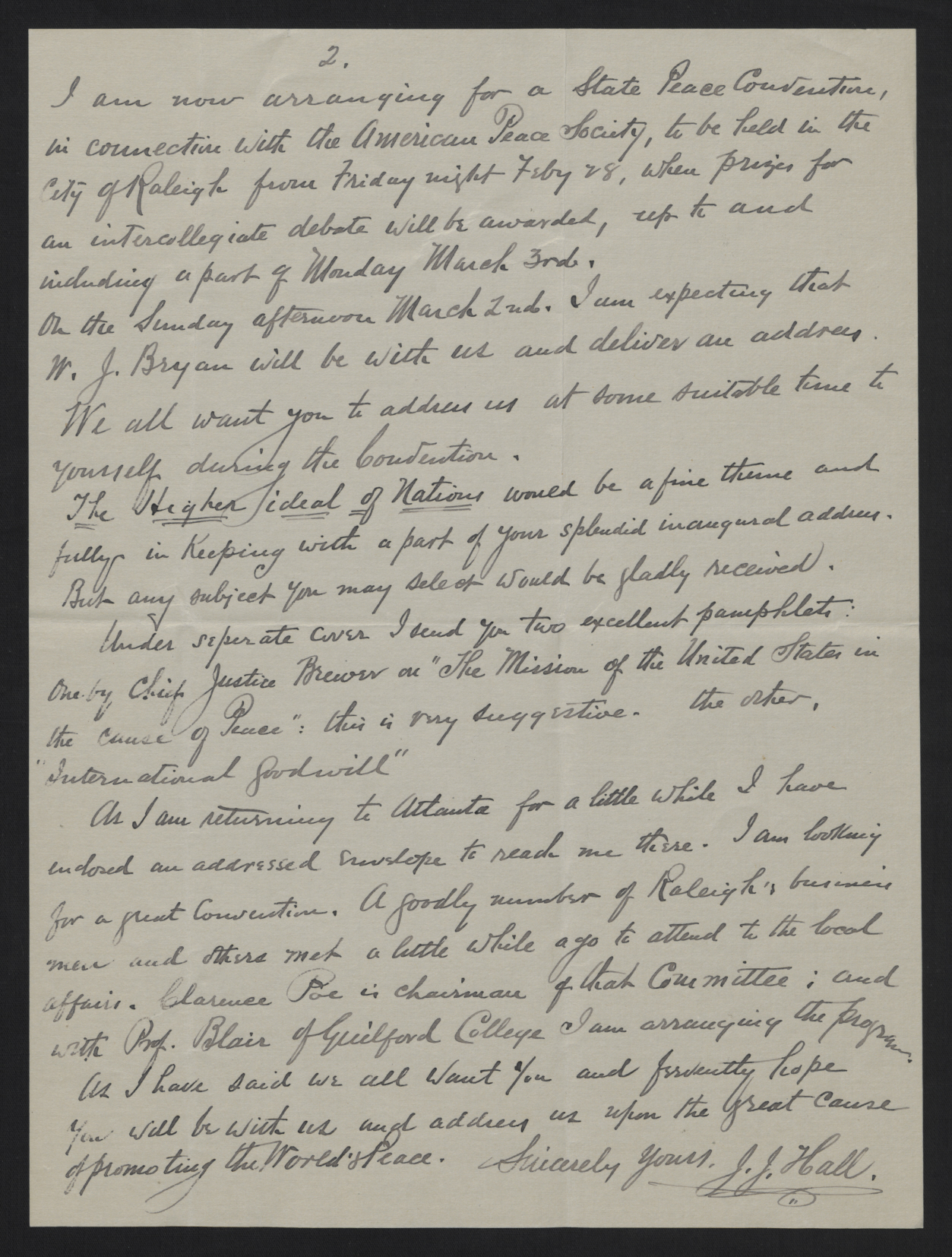 Letter from Hall to Craig, January 18, 1913, page 2