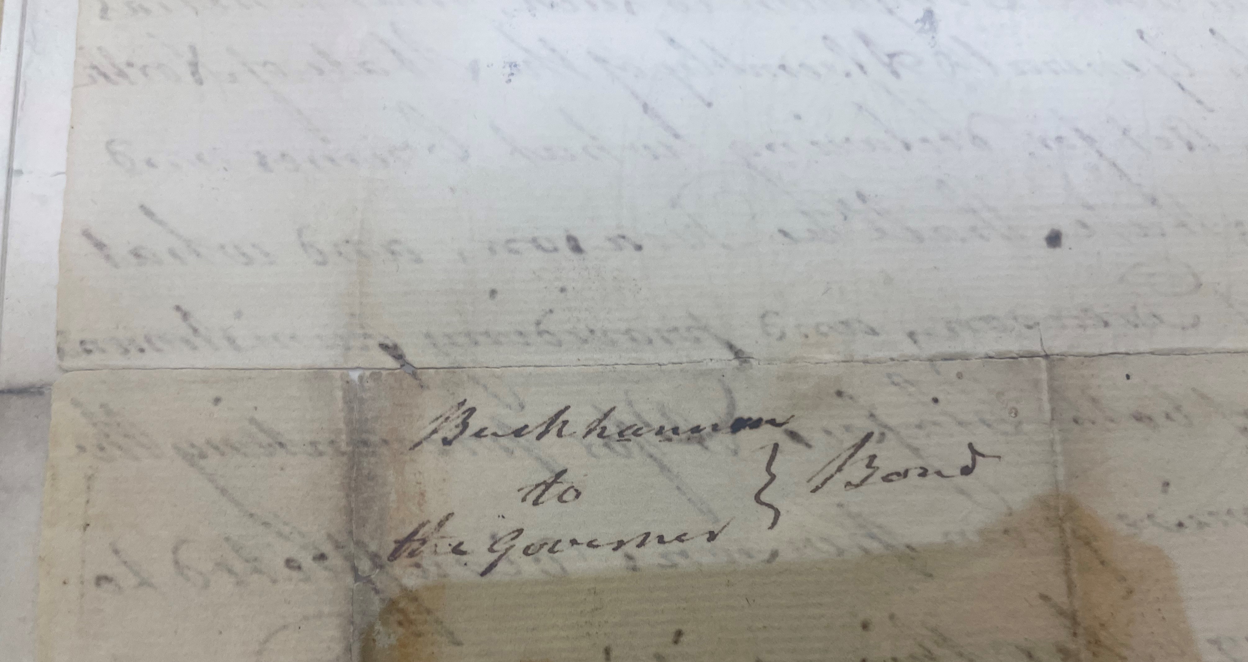 Bond from James Buchanan to Richard Caswell for James Buchanan to leave North Carolina, 14 August 1777 page 3