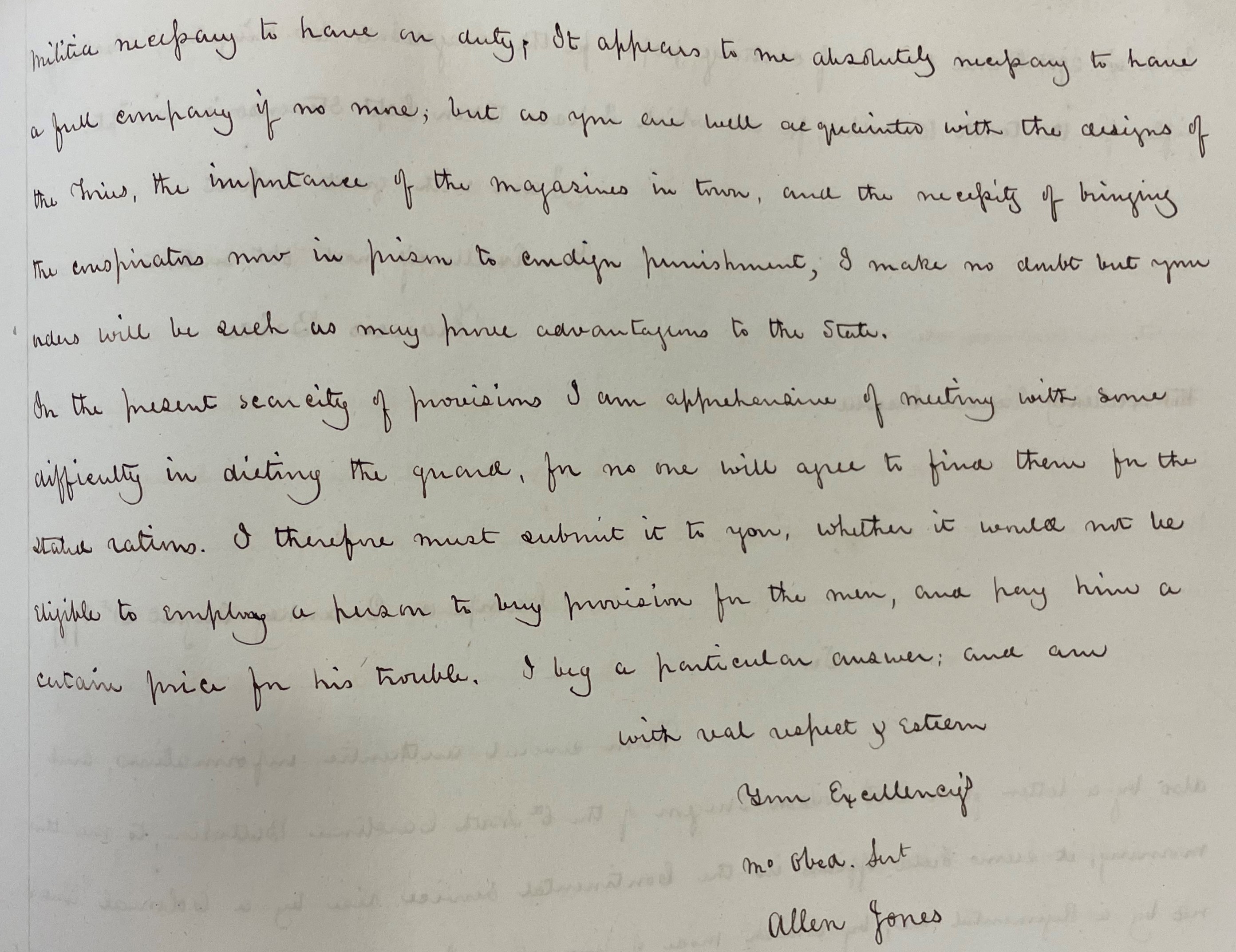 Letter from Allen Jones to Richard Caswell, 20 August 1777 page 2