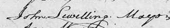 Handwritten document stating 
