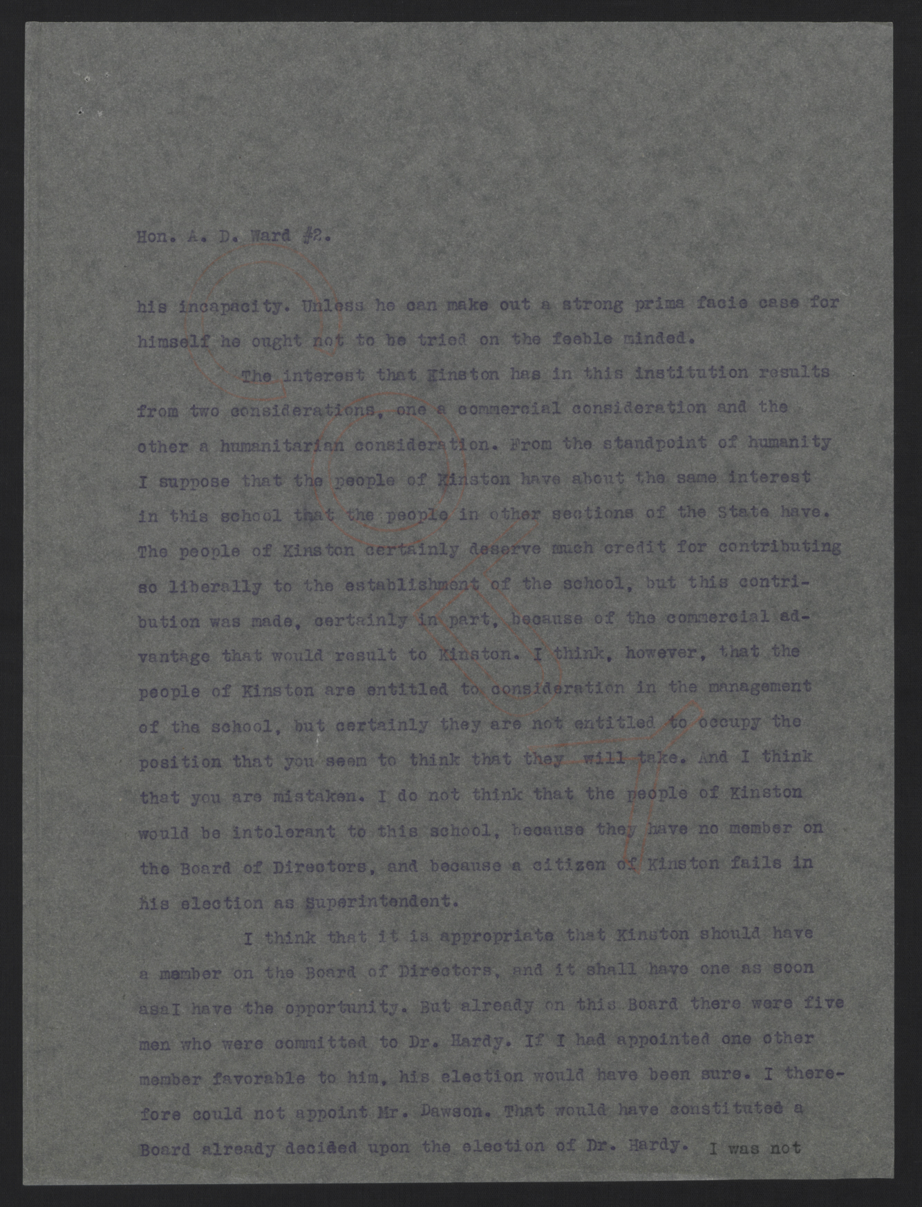 Letter from Craig to Ward, January 31, 1914, page 2