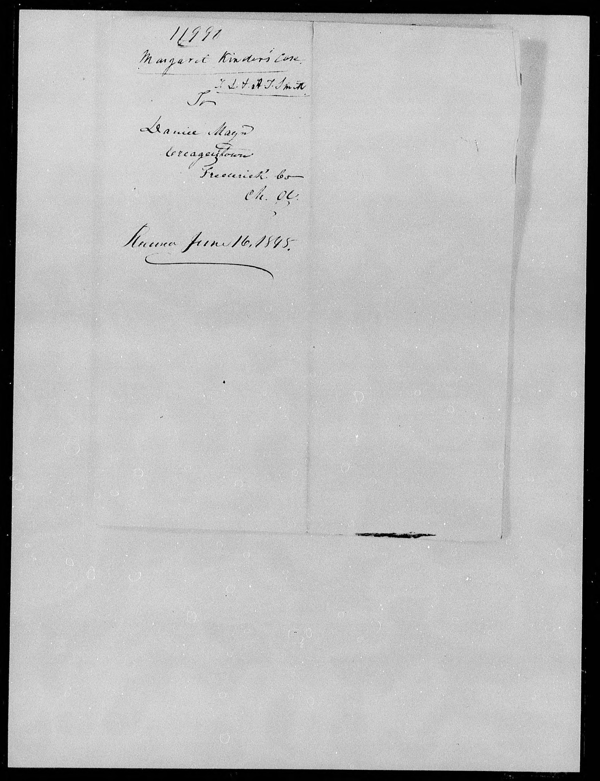 Application for a Widow's Pension from Margaret Kinder, 5 June 1845, page 3