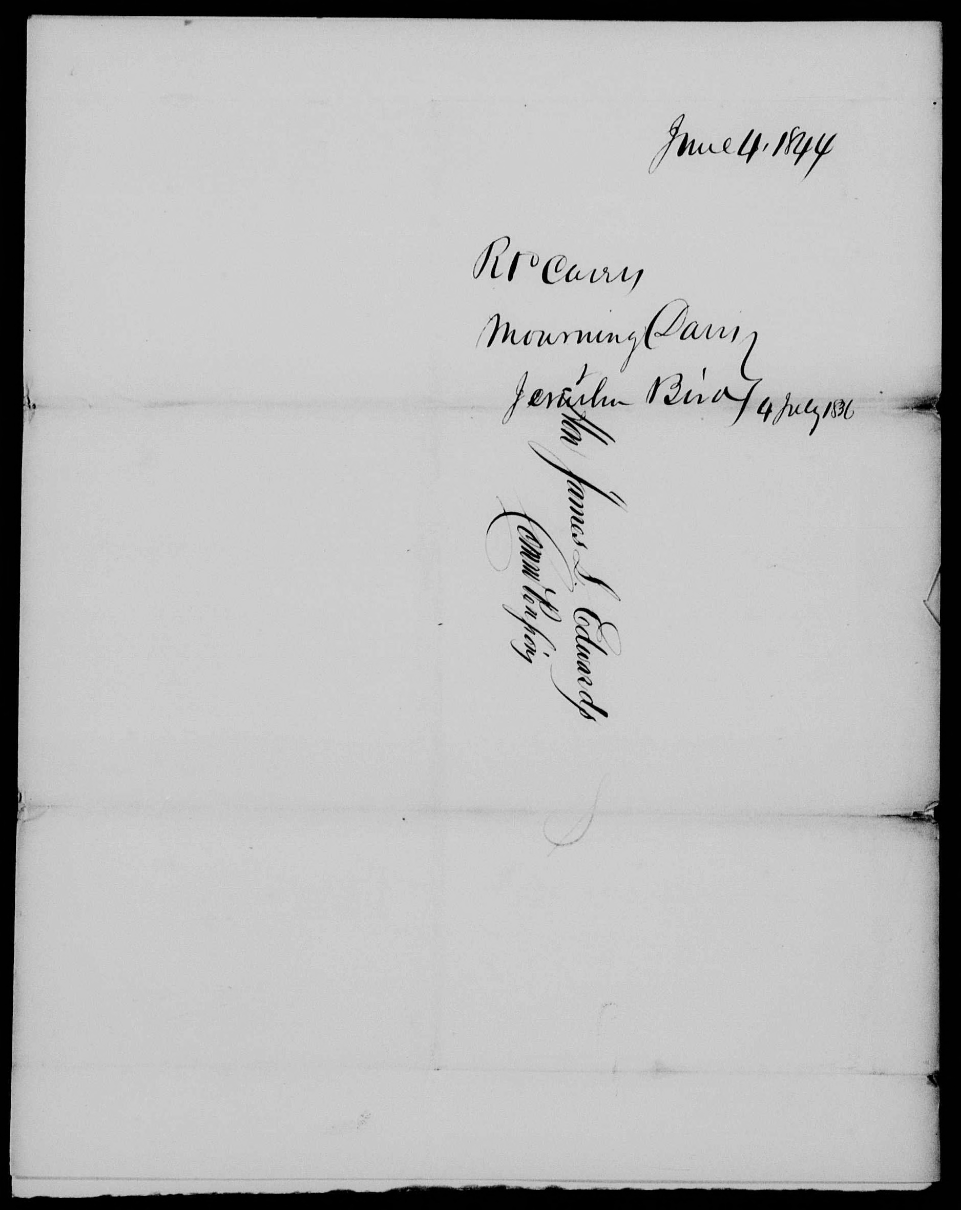 Letter from Henry H. Sylvester to J. L. Edwards, 4 June 1844, page 2
