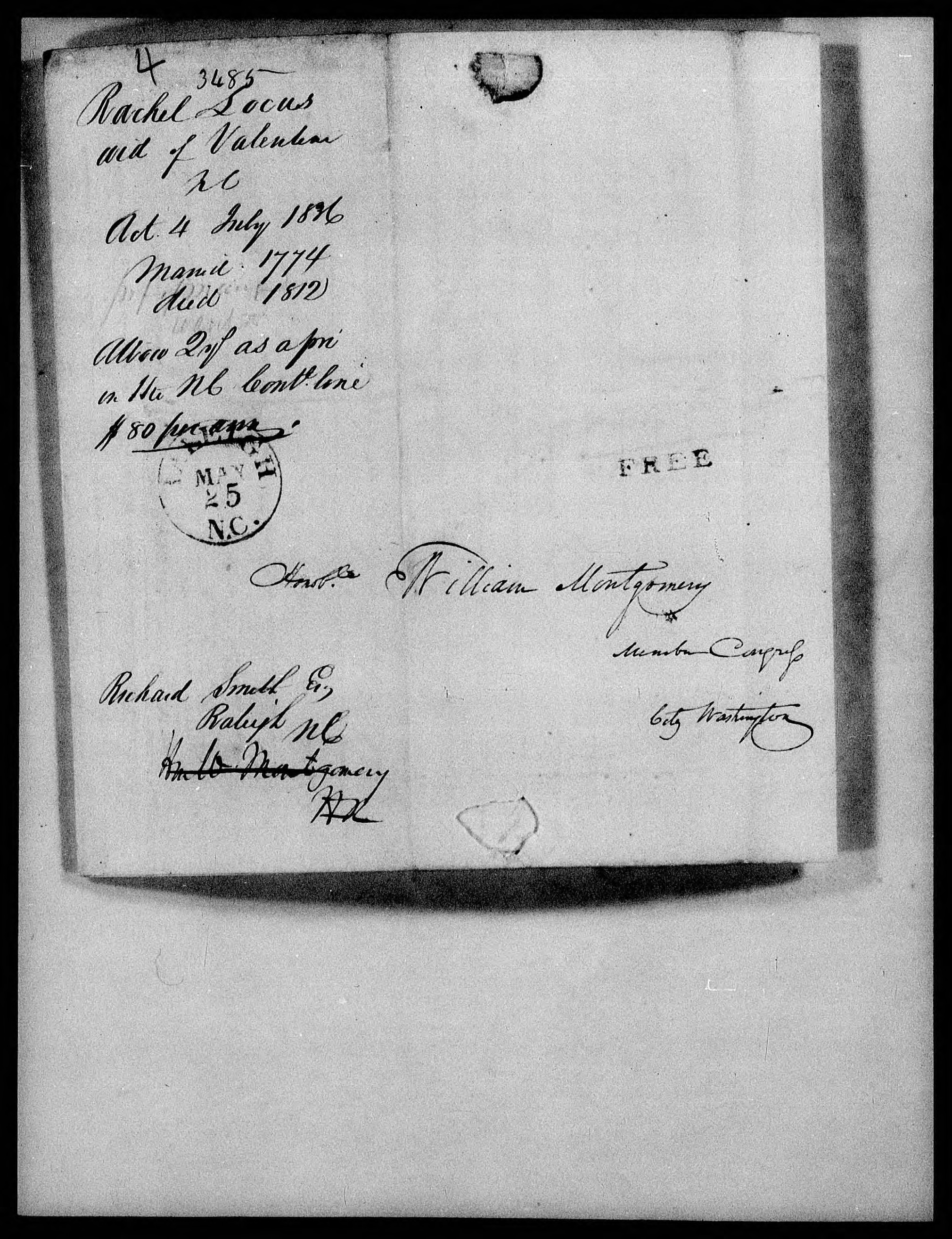 Letter from Richard Smith to William Montgomery, 25 May 1838, page 2