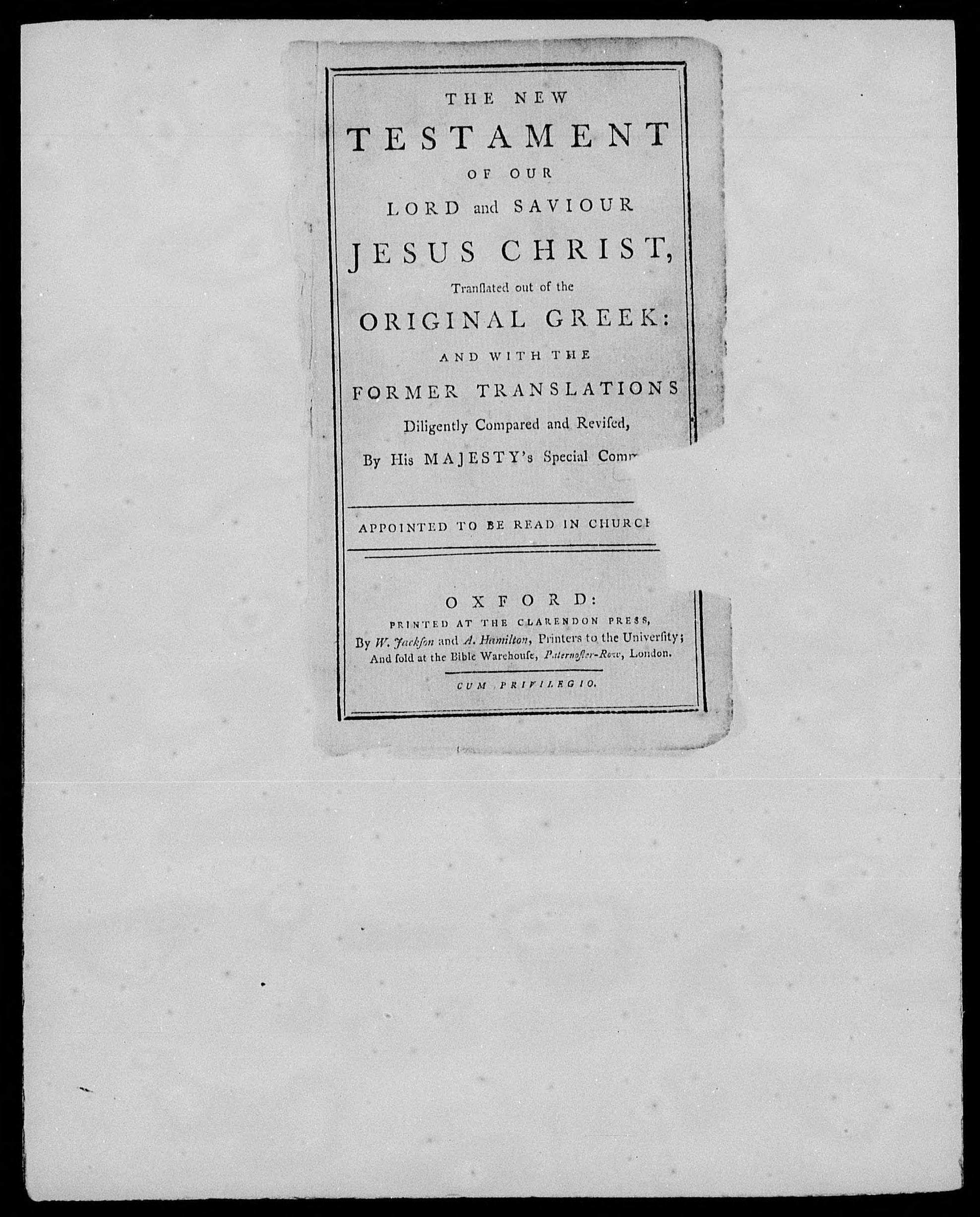 Family Record for William Guest and Anna Guest, circa 1782, page 1