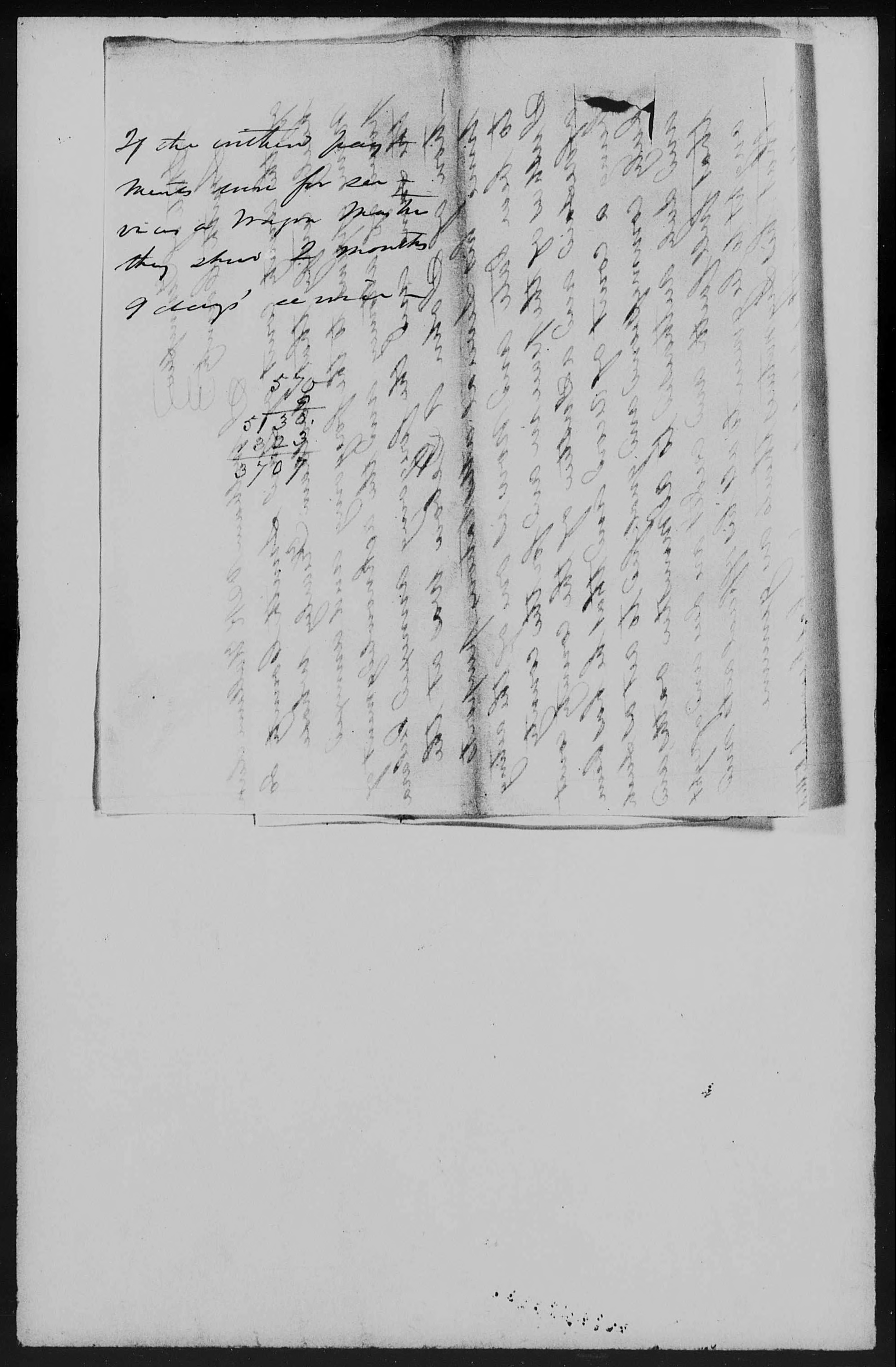 Affidavit of William V. R. Hallum in support of a Pension Claim for Rachel Debow, 16 October 1851, page 2