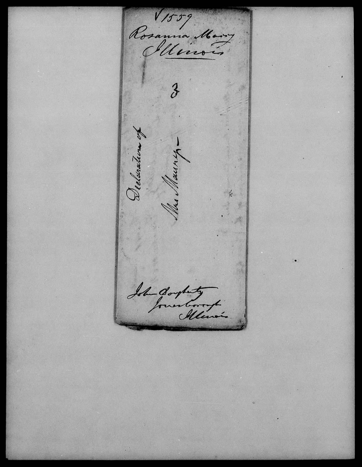 Application for a Widow's Pension from Rosana Murray, 9 November 1836, page 3