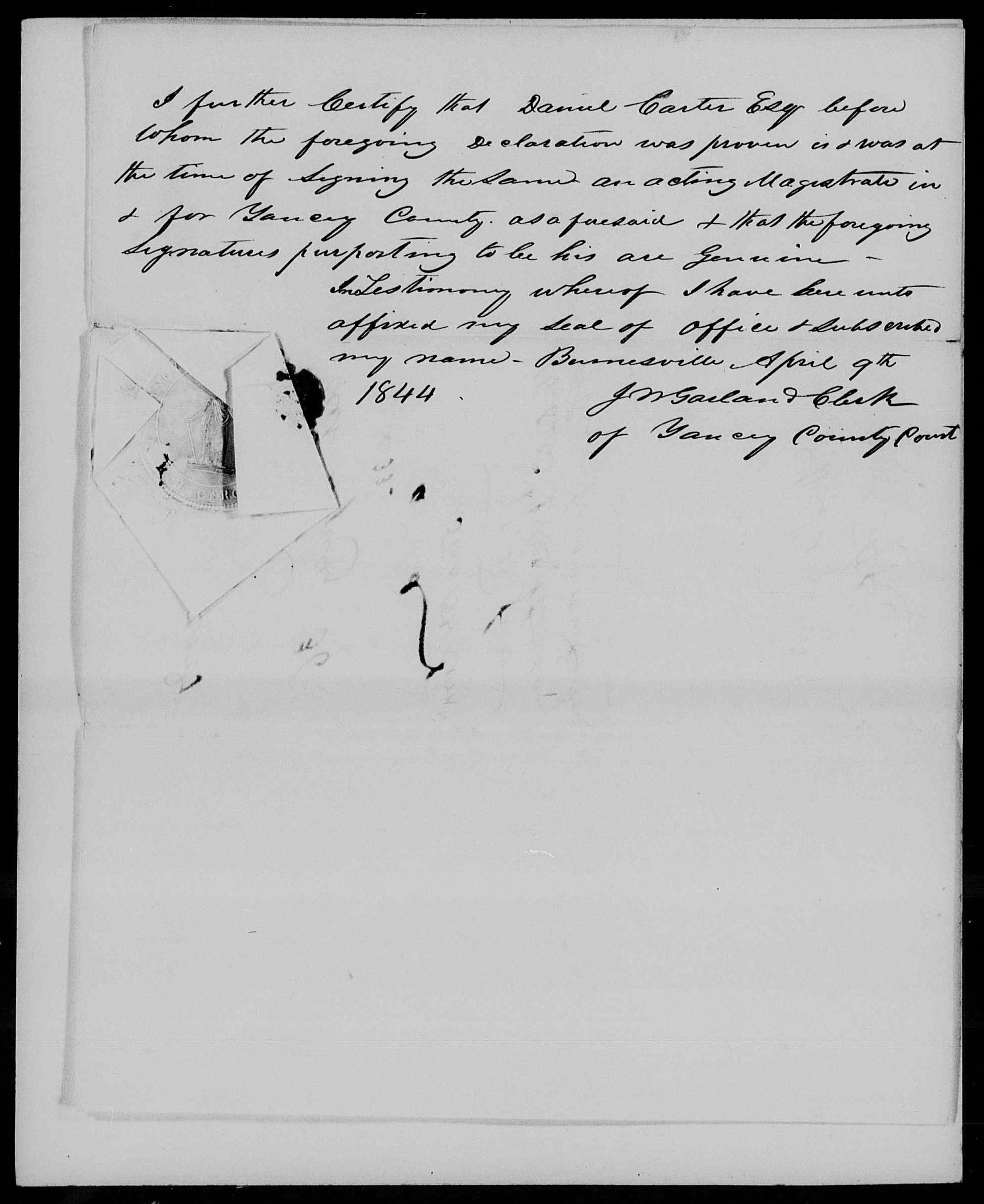 Application for a Widow's Pension from Ruth Edwards, 8 April 1833, page 4