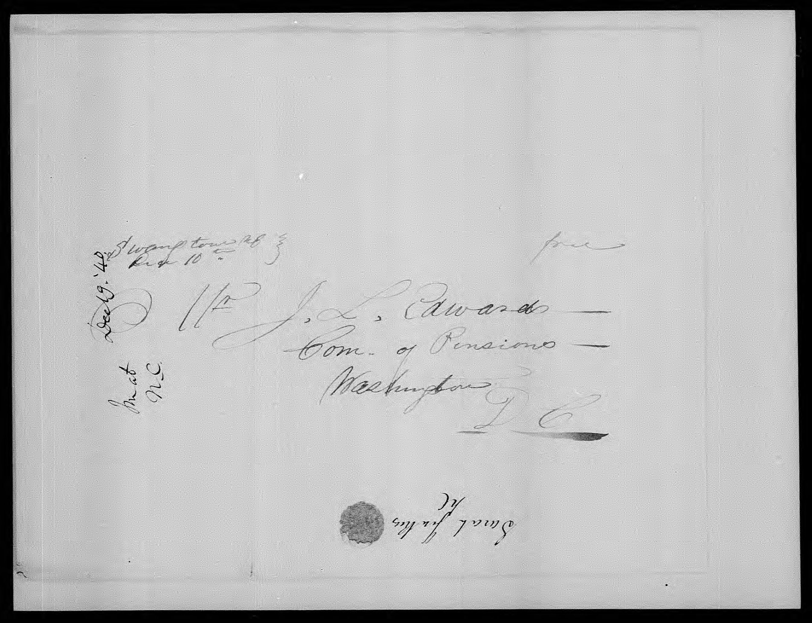 Letter from James Roberts to James L. Edwards, 10 December 1840, page 2