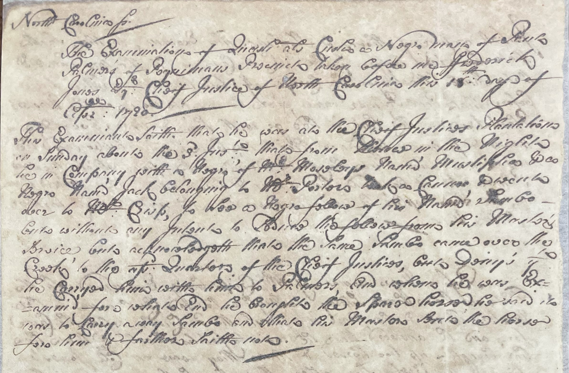 Examination of Quash, 19 April 1720