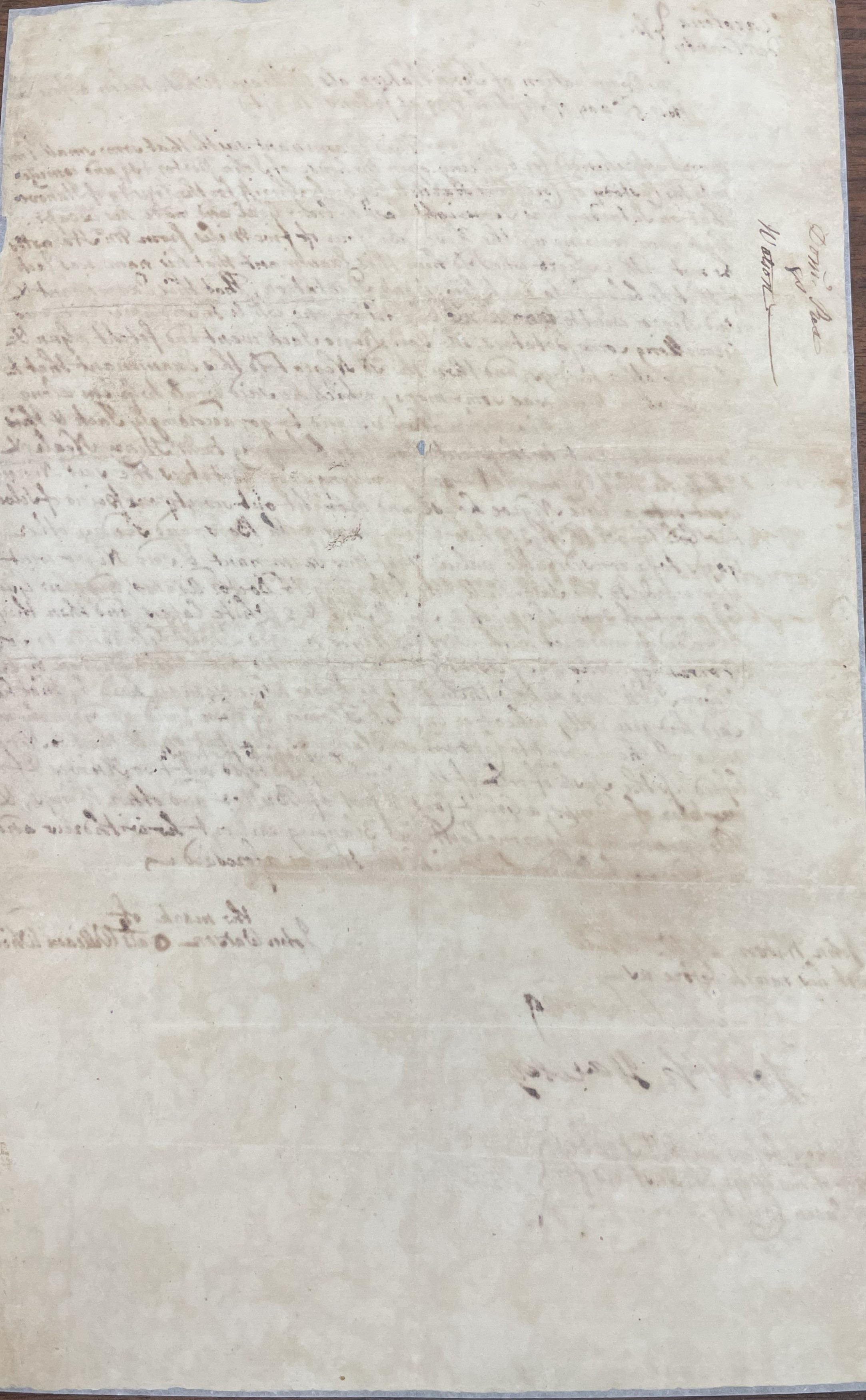 Examination of John Watson, 5 September 1739, page 2