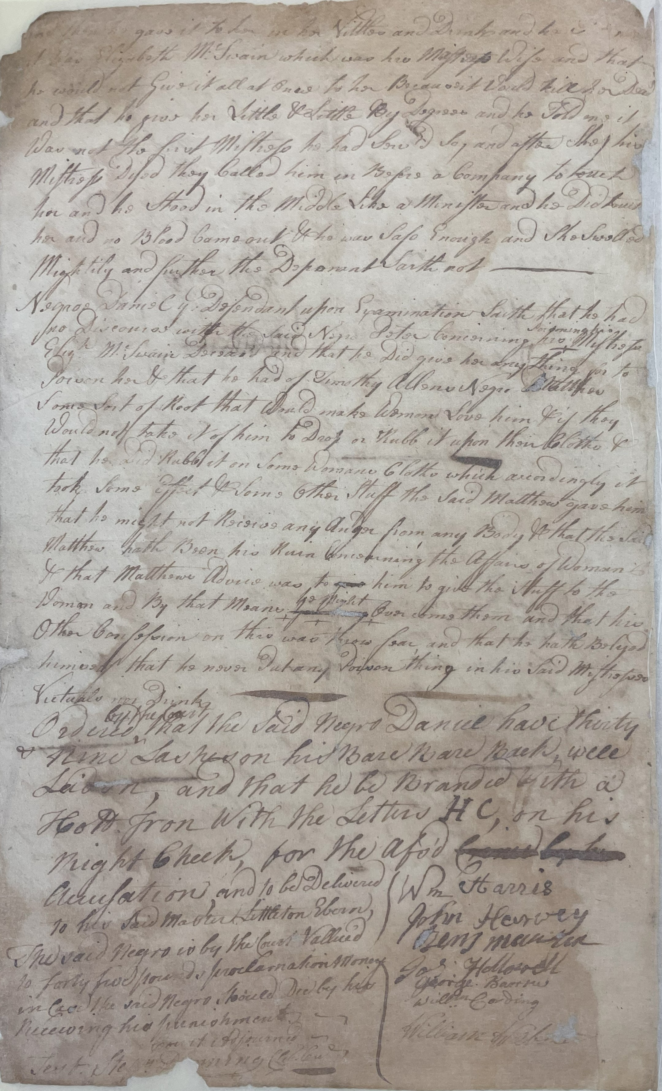 Trial of Daniel, circa June 1756, page 2