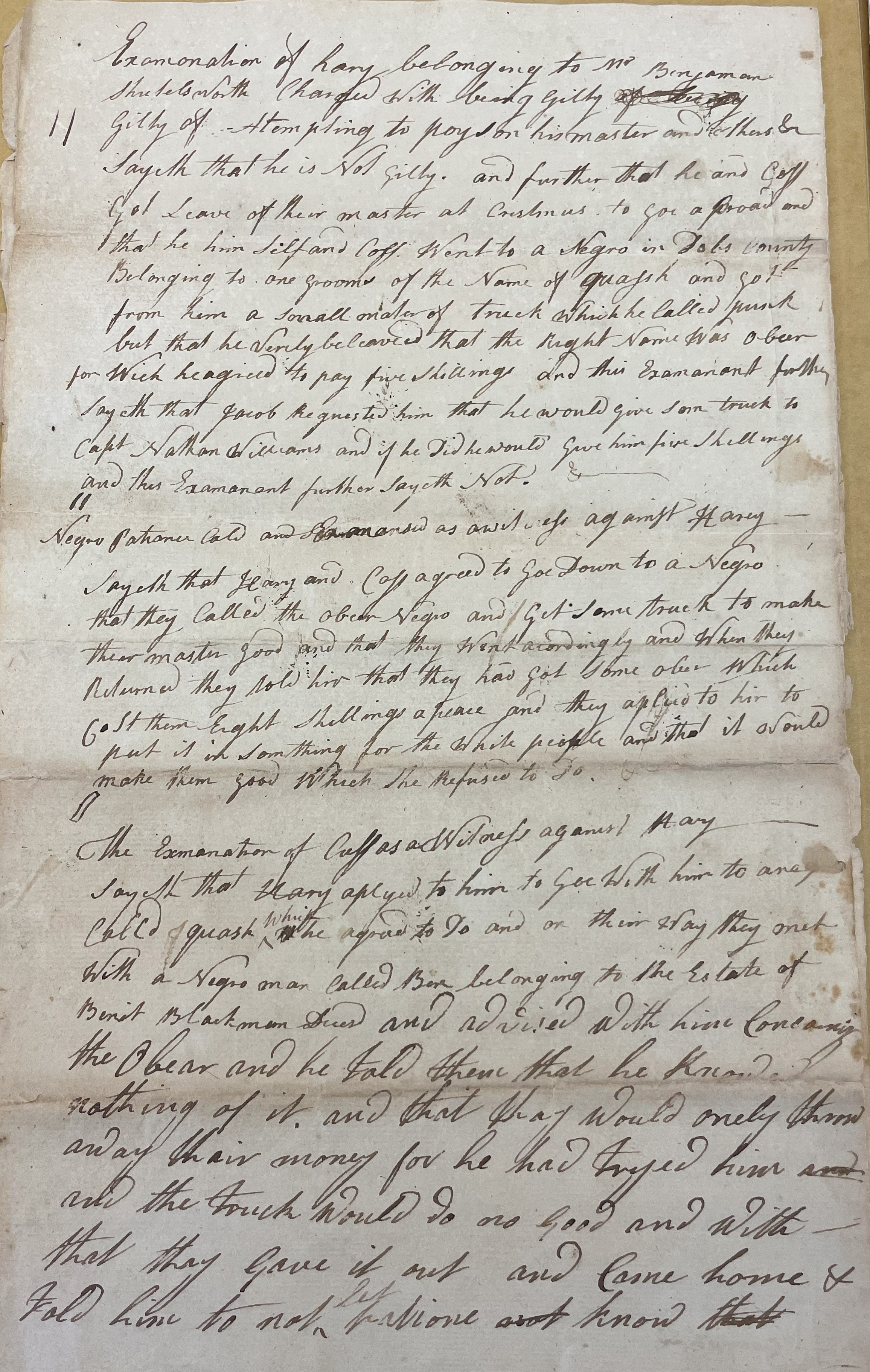 Trial of Dick, Harry, and Jacob, 1768, page 3