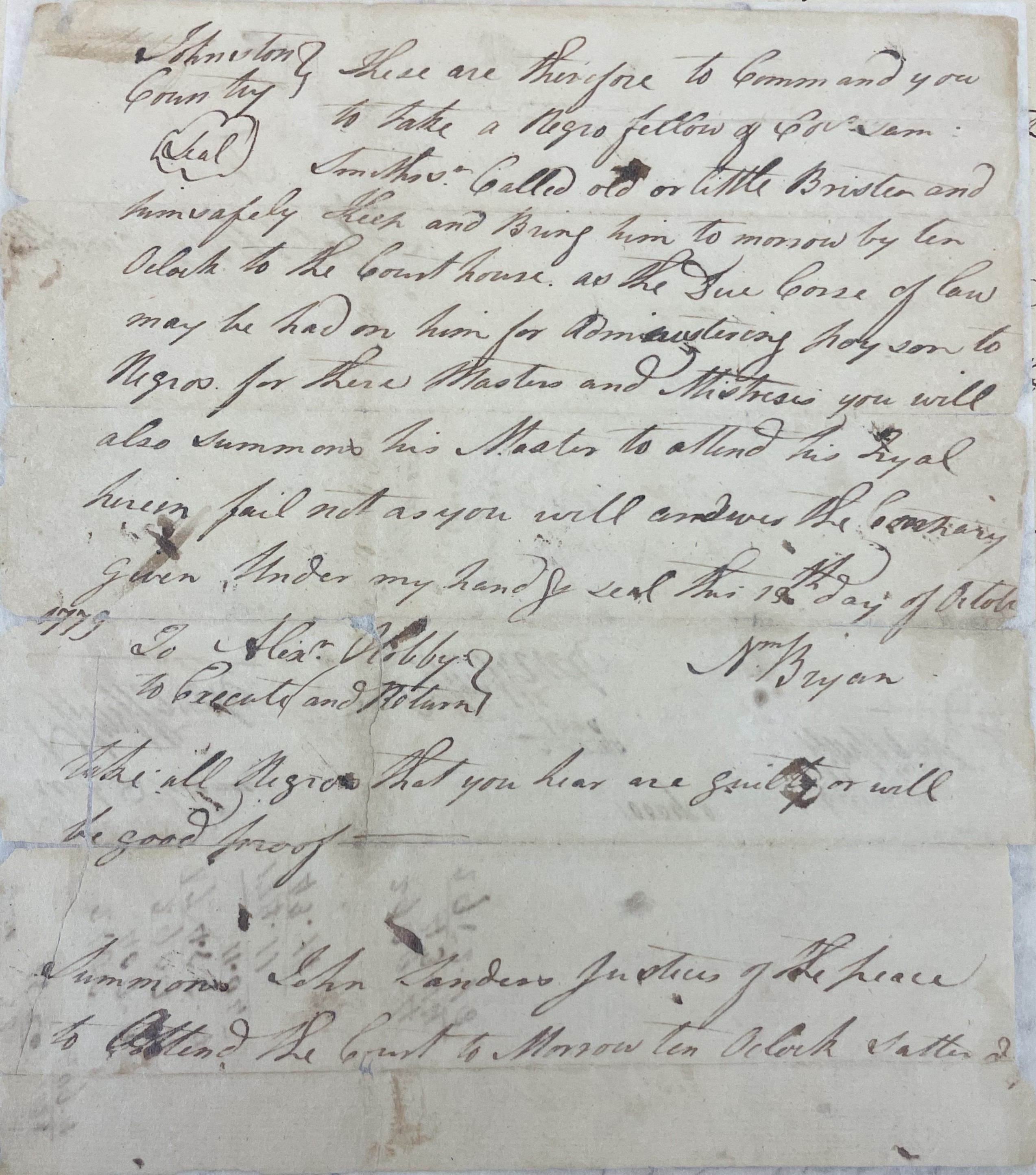 Trial of Dick, Harry, and Jacob, 1768, page 6