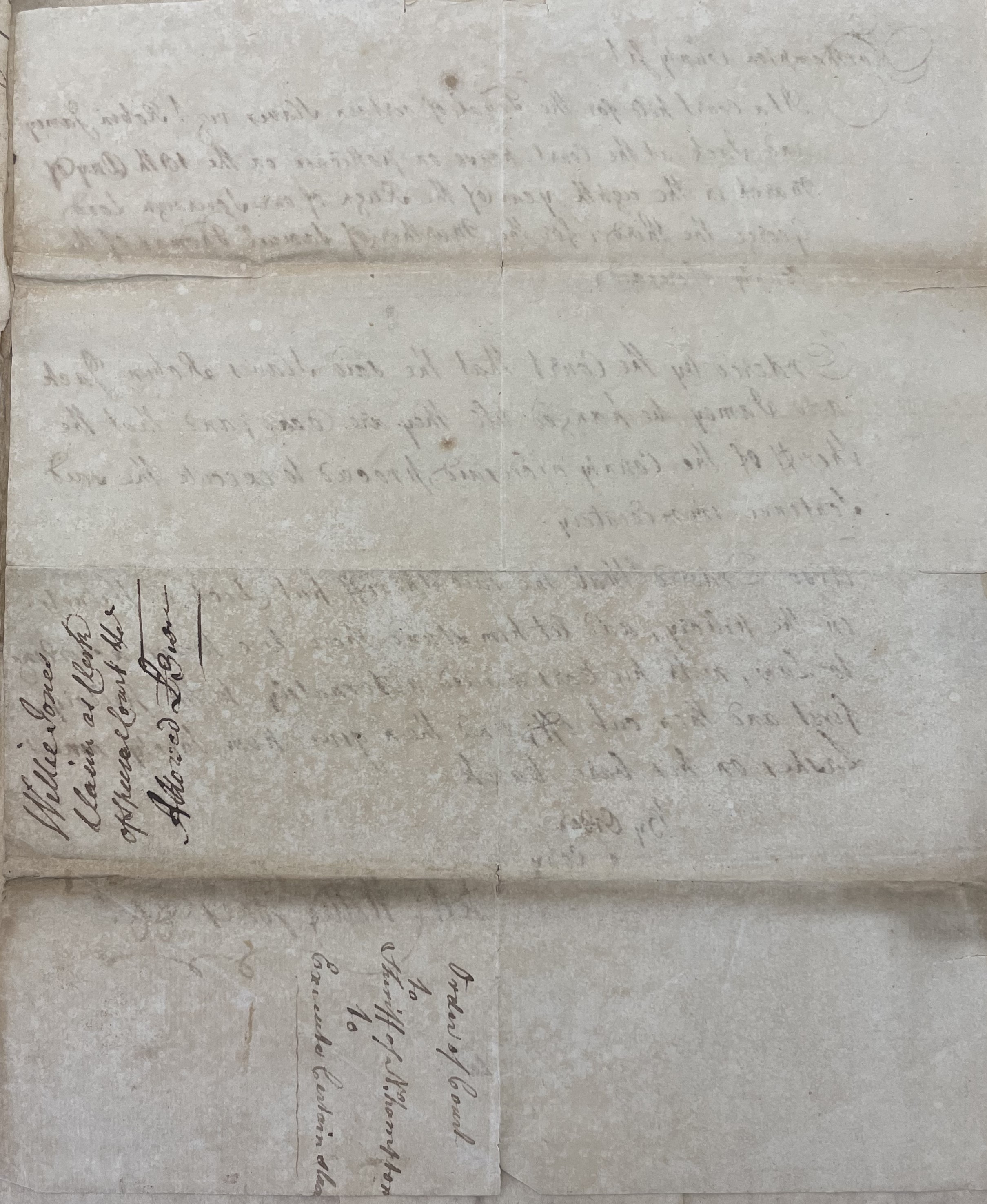 Order from Willie Jones for Robin, Jamey, and Jack, 18 March 1768, page 2