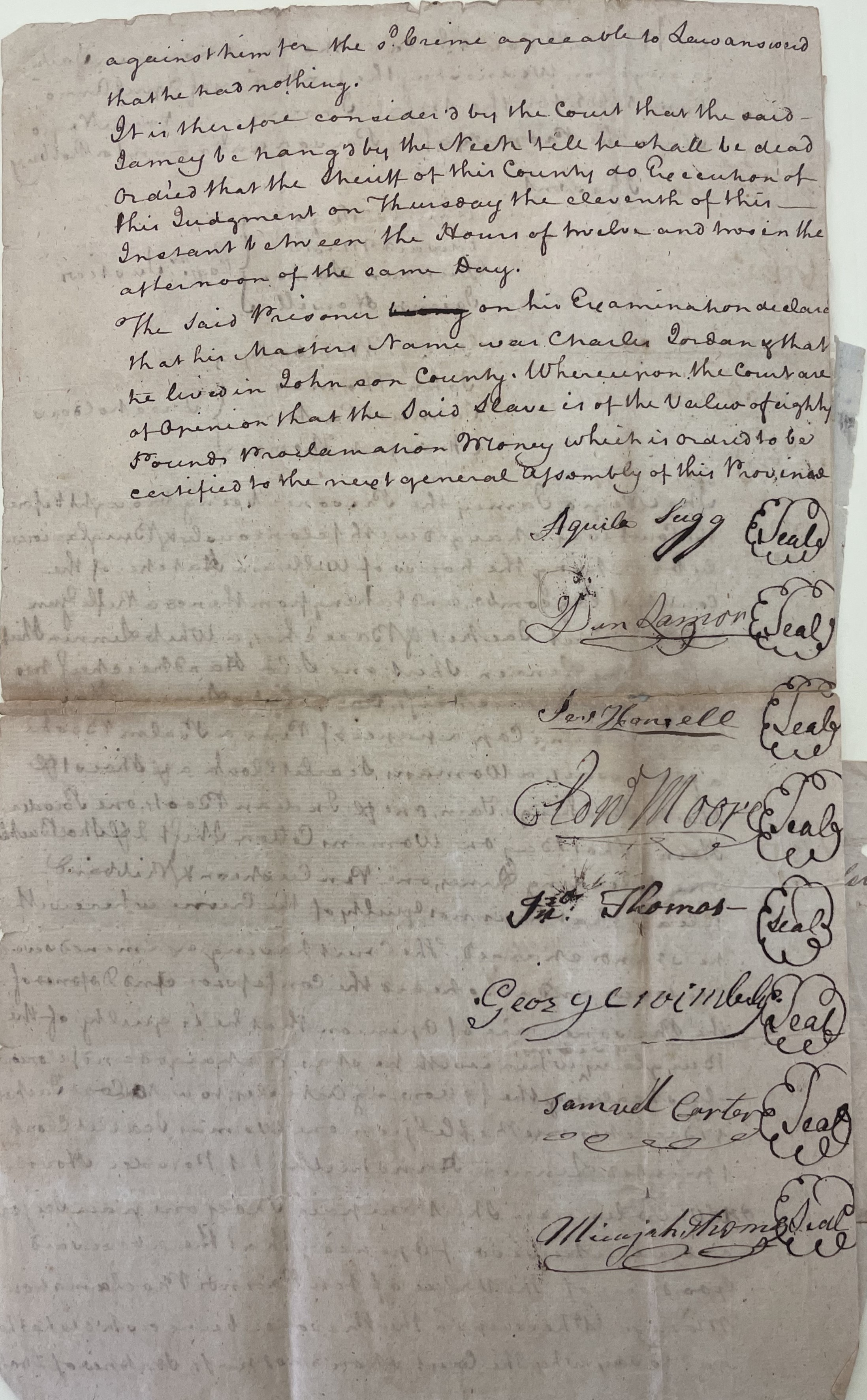 Letter from Hugh Edwards to Charles Jordan, 11 March 1765, page 2