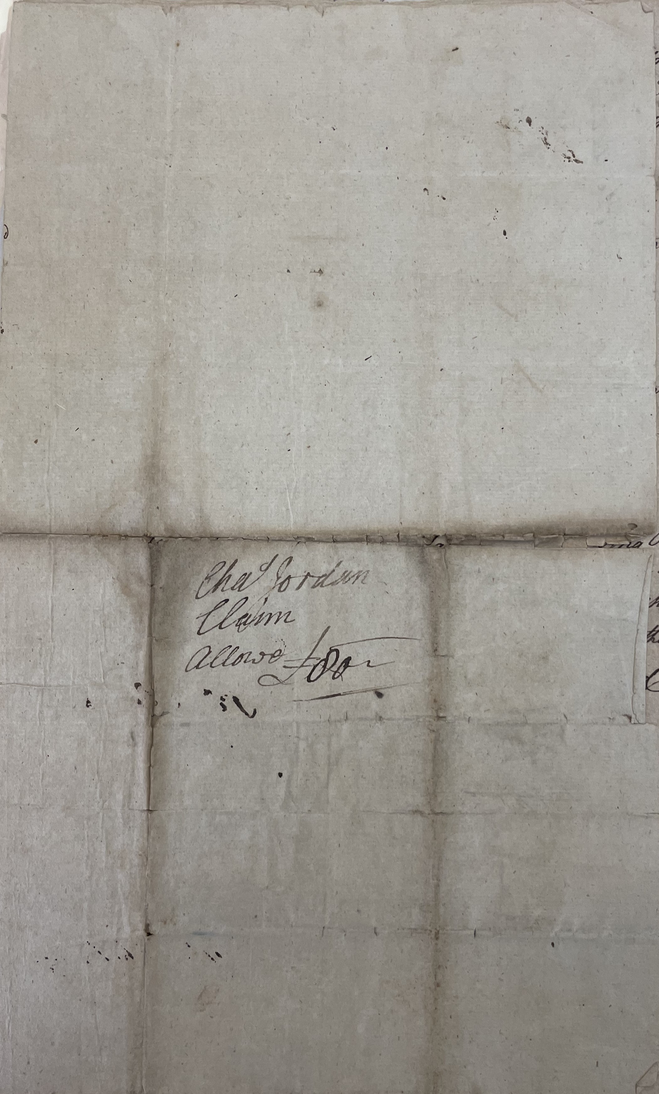 Letter from Hugh Edwards to Charles Jordan, 11 March 1765, page 3