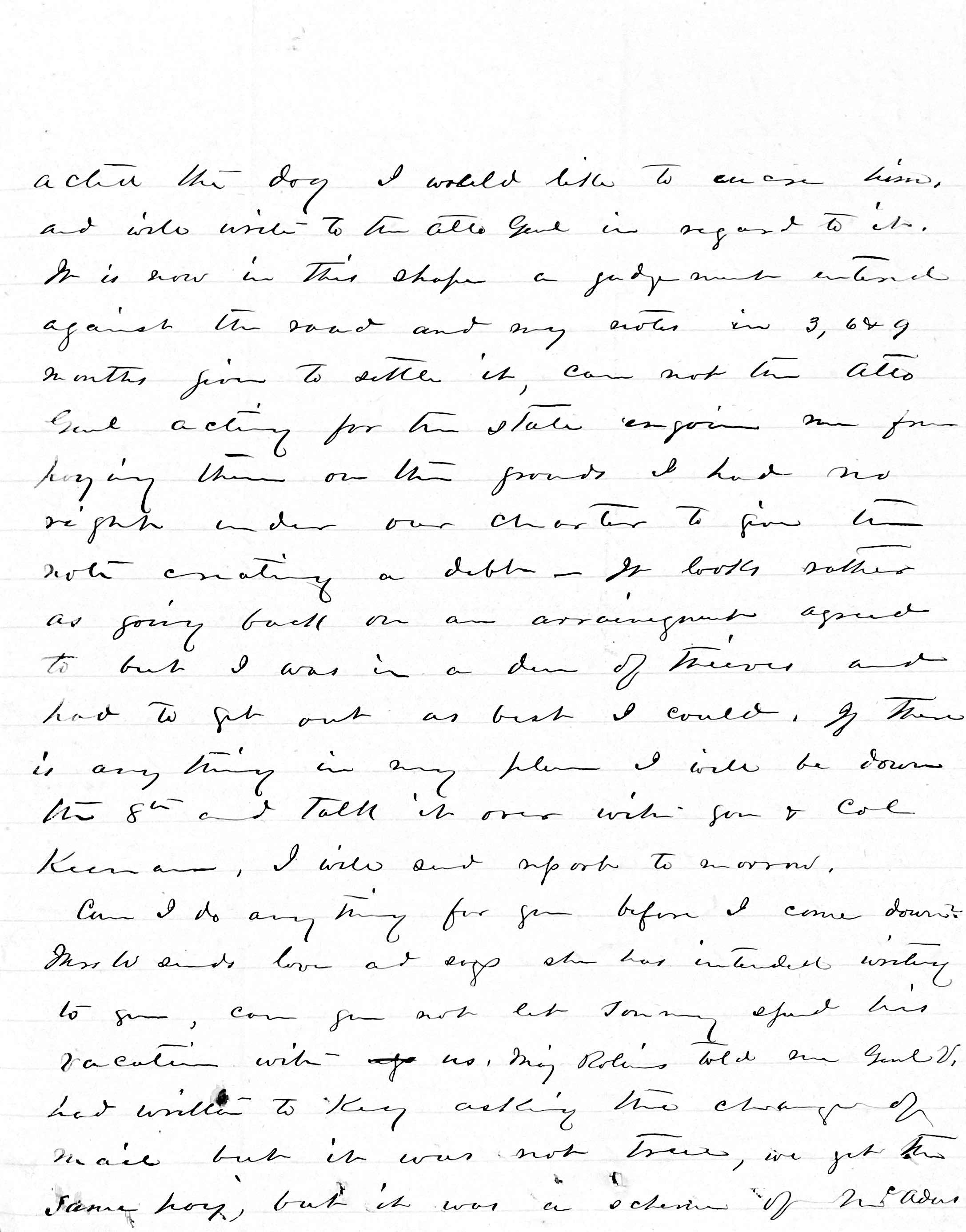 James W. Wilson to Zebulon B. Vance, 18 December 1878