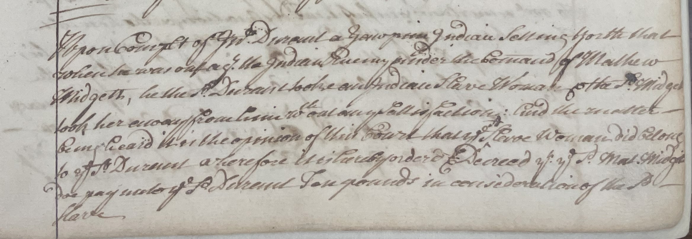 Extract of Minutes of the North Carolina Court of Chancery, 27 April 1714, page 2