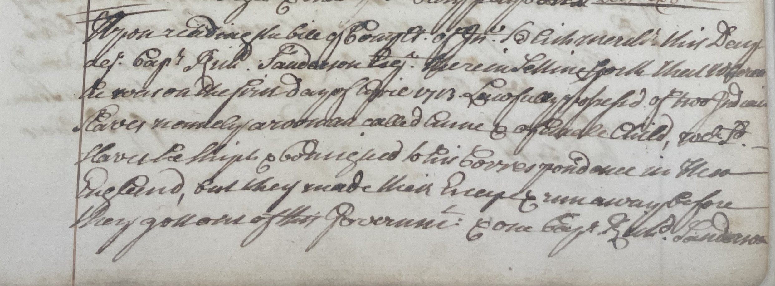 Extract of Minutes of the North Carolina Court of Chancery, 27 April 1714, page 3