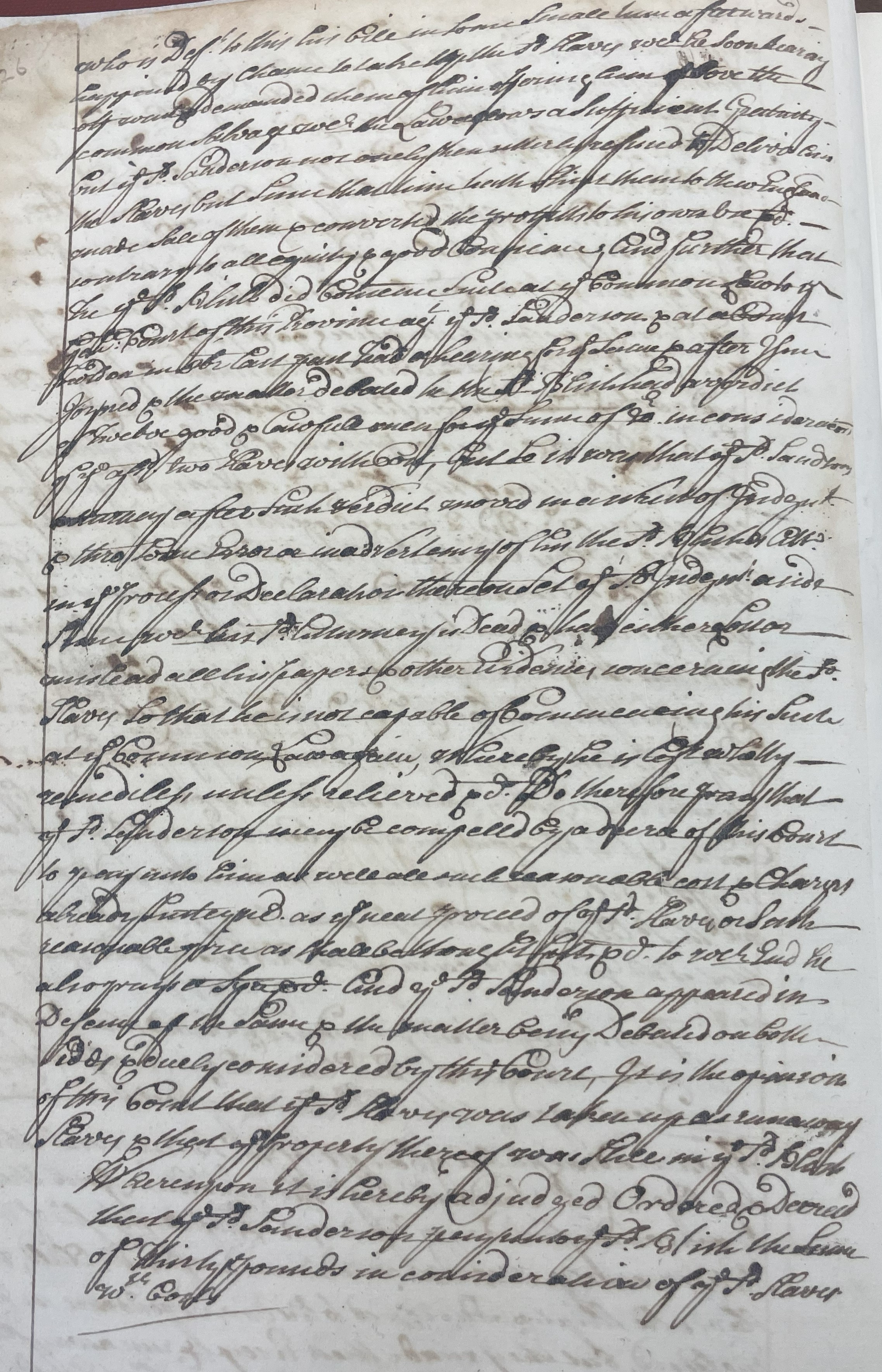 Extract of Minutes of the North Carolina Court of Chancery, 27 April 1714, page 4