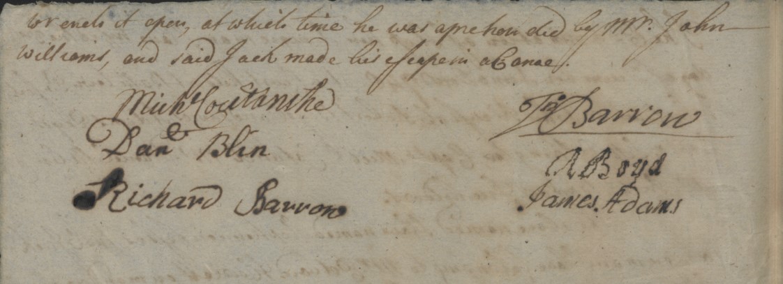 Examination of Stephen, 3 December 1748, page 2