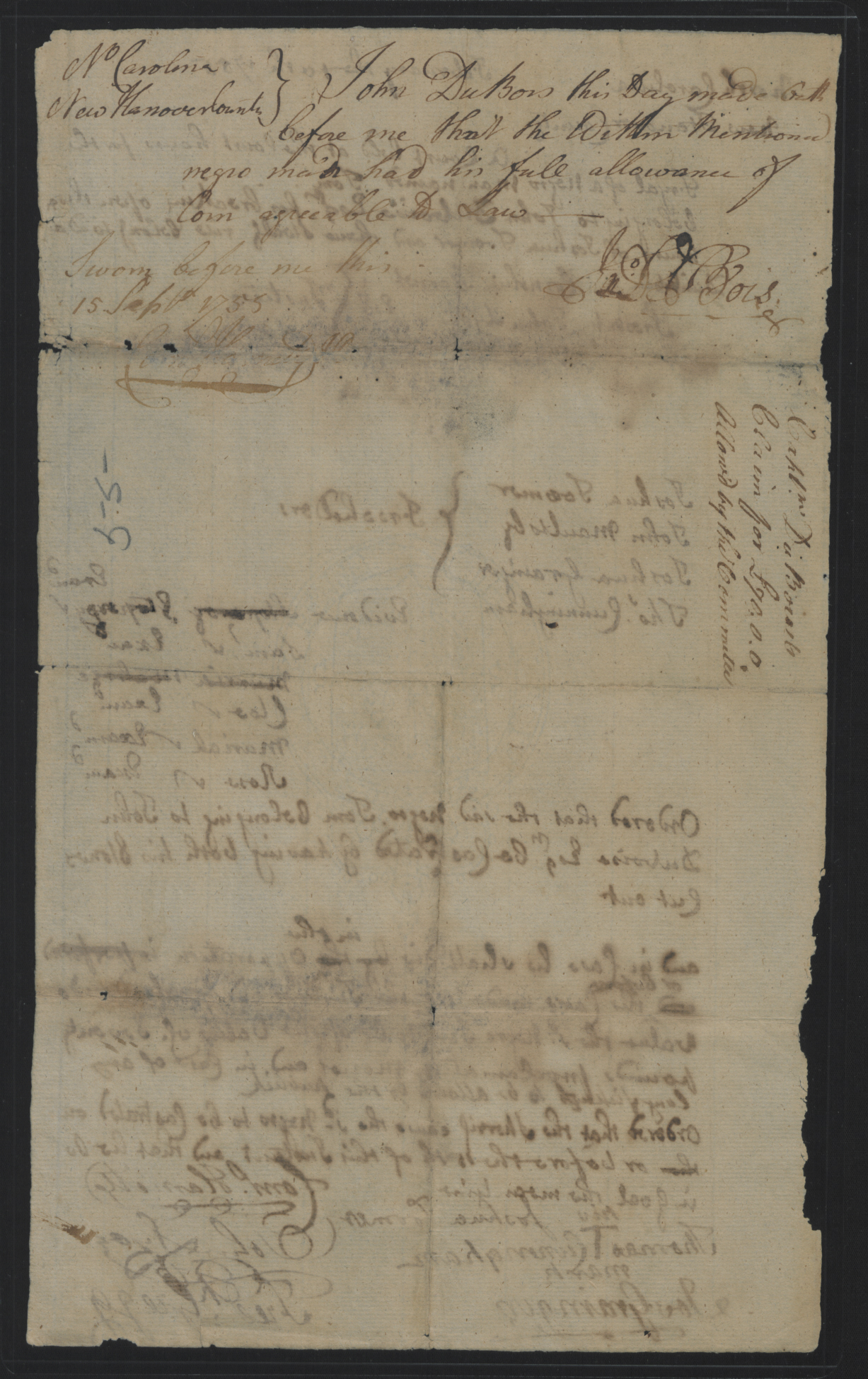 Trial of Tom, 10 February 1755, page 2