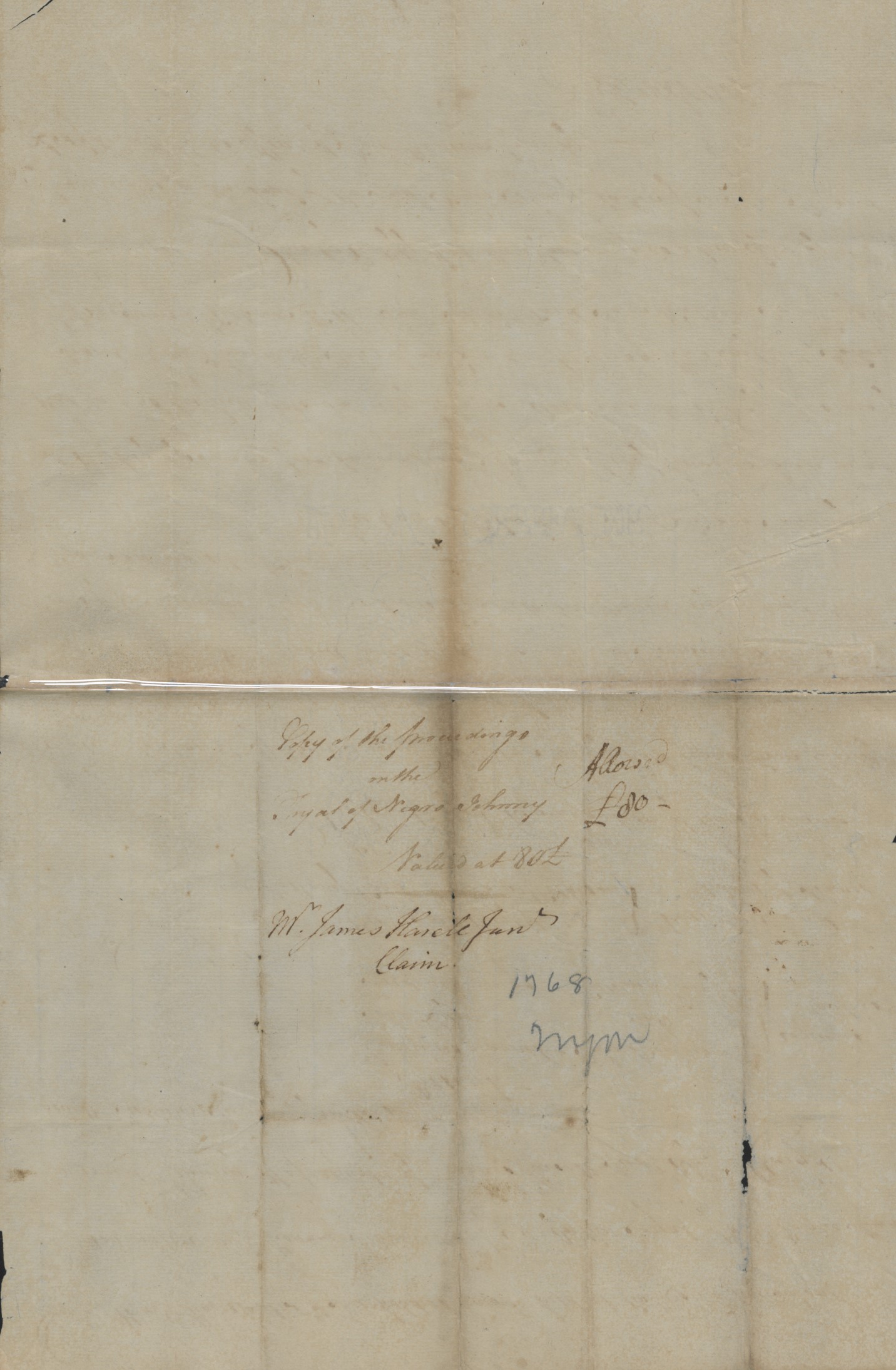 Trial of Johnny, 8 February 1768, page 2