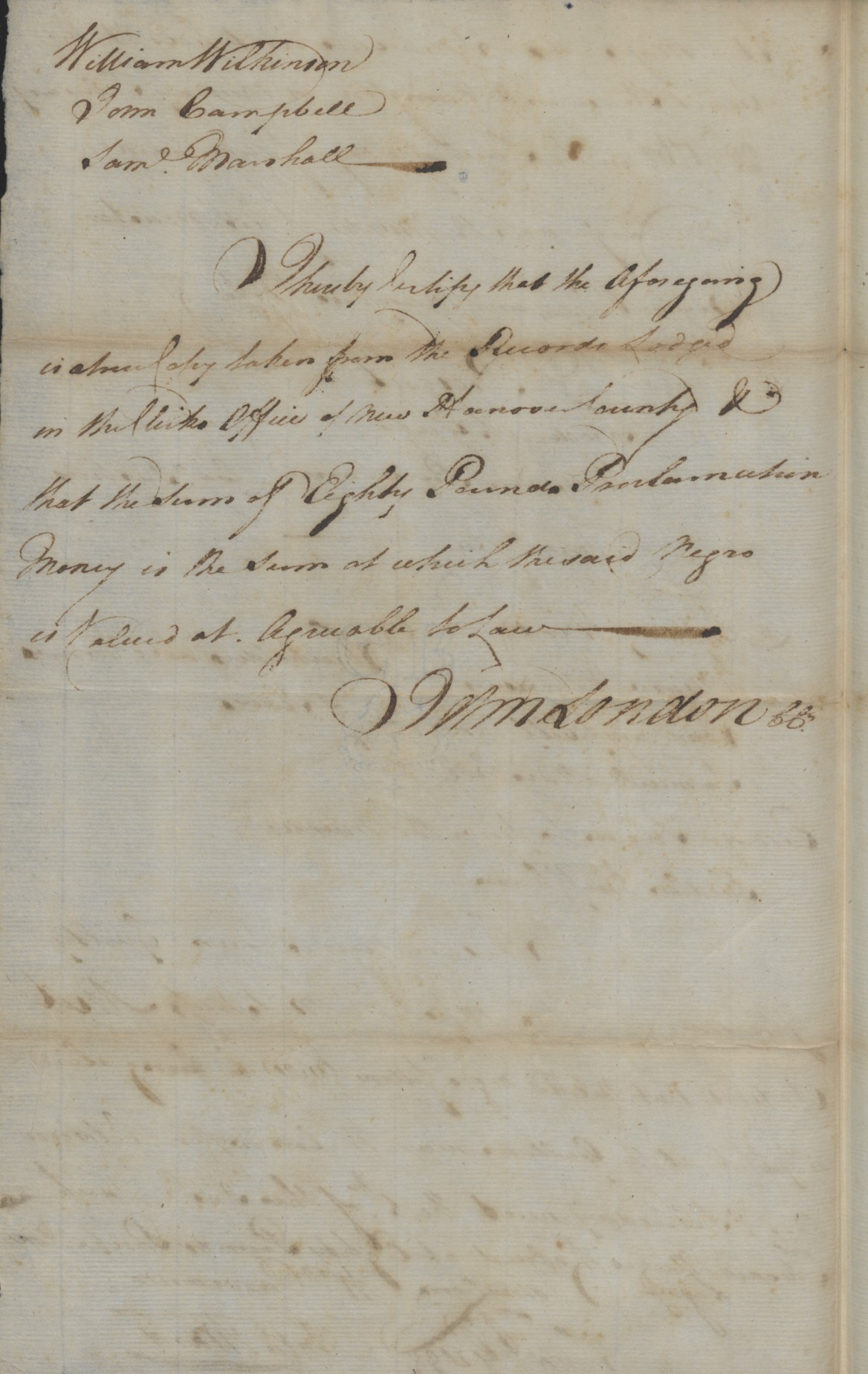 Trial of Will, 28 February 1768, page 2