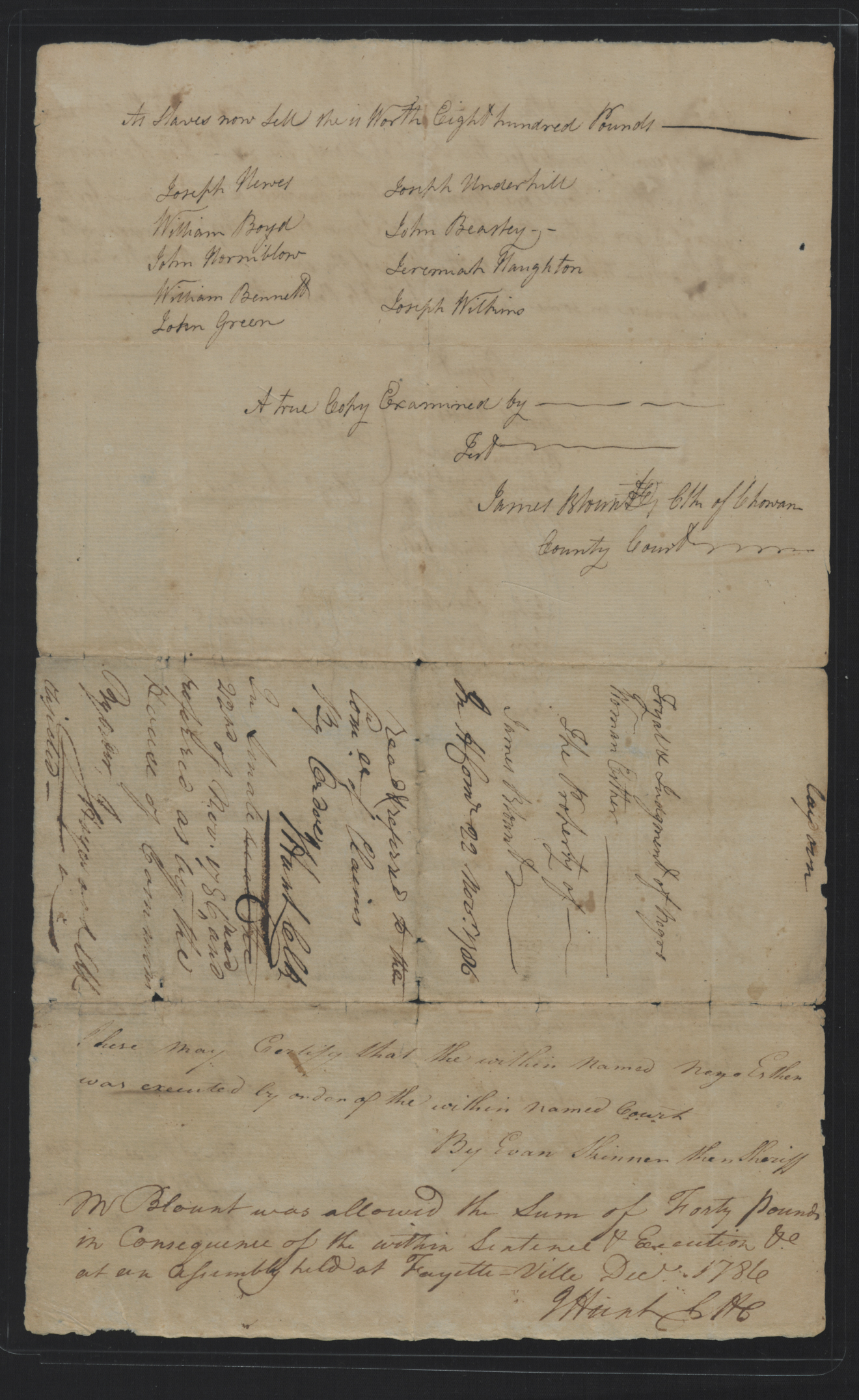 Trial of Esther, 15 April 1779, page 2
