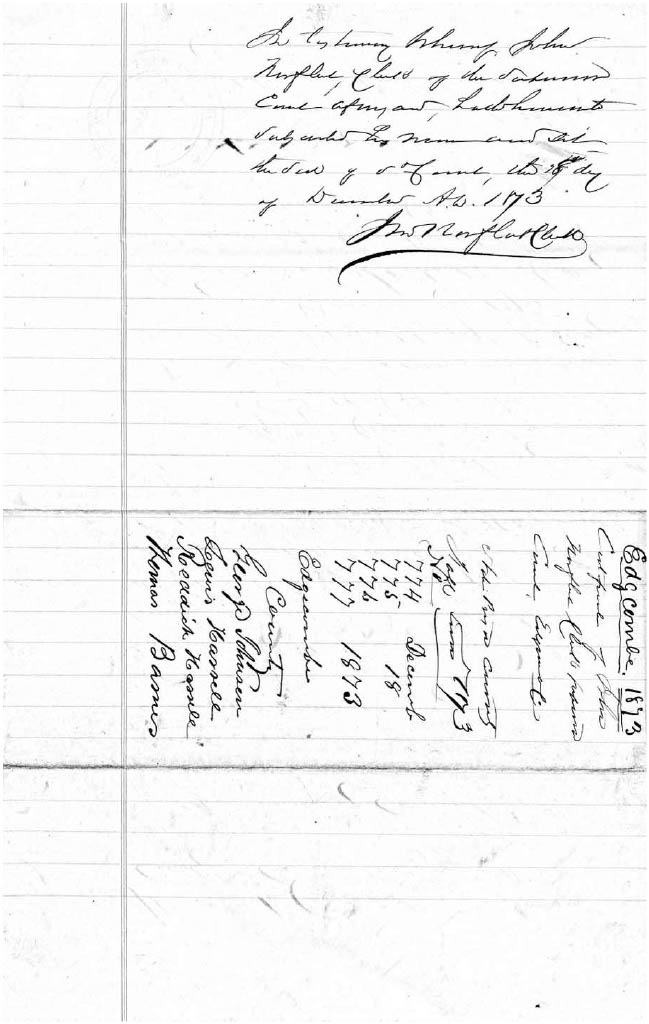State of North Carolina vs. George Johnson et al.