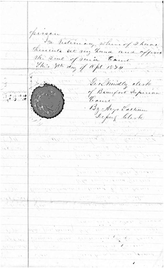 State of North Carolina vs. Barrister Midgett, 1 April 1874