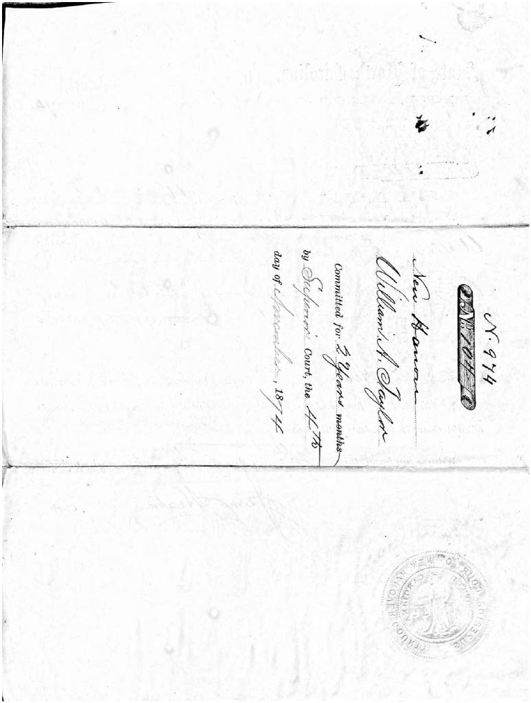 State of North Carolina vs. William A Taylor, 19 October 1874
