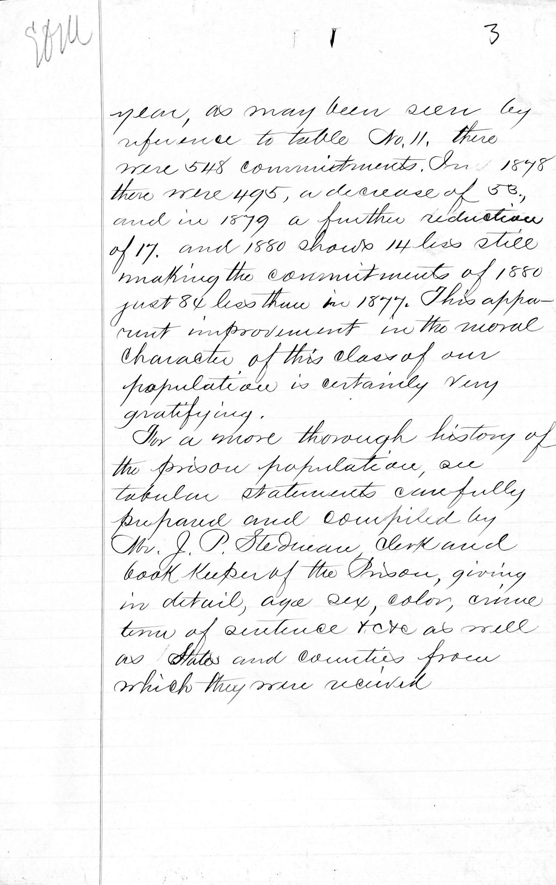 Penitentiary Report 10-31-1880