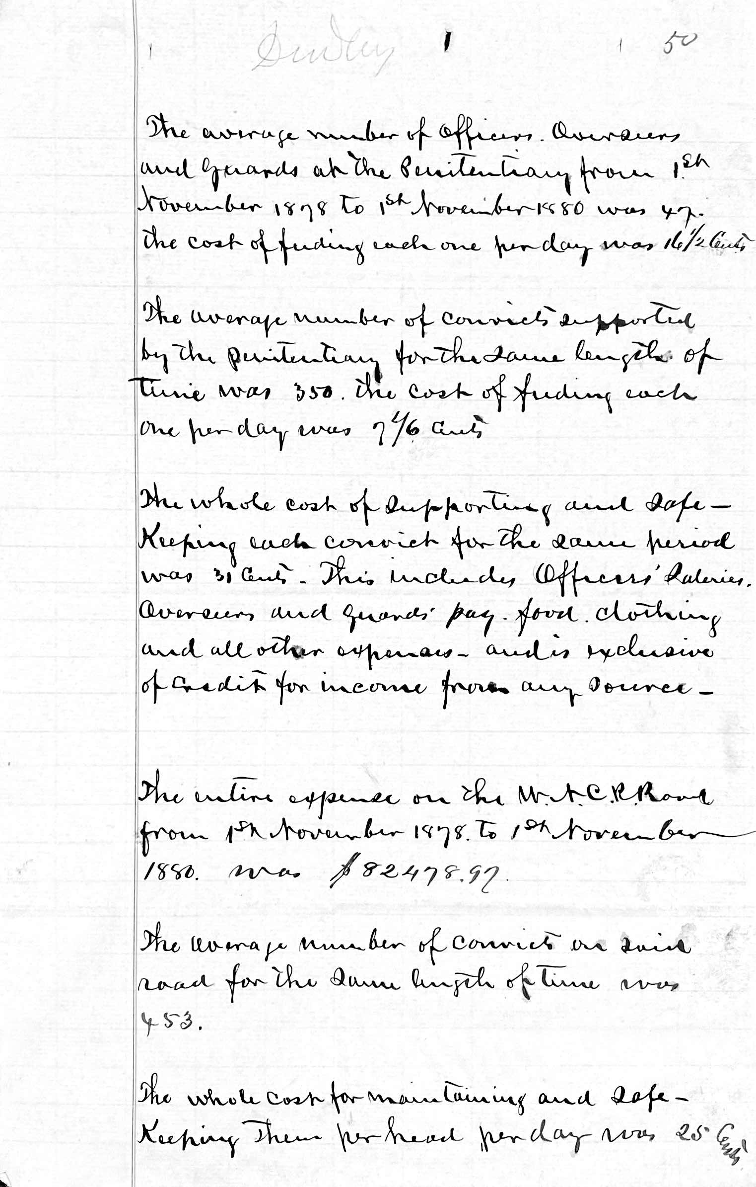 Penitentiary Report 10-31-1880