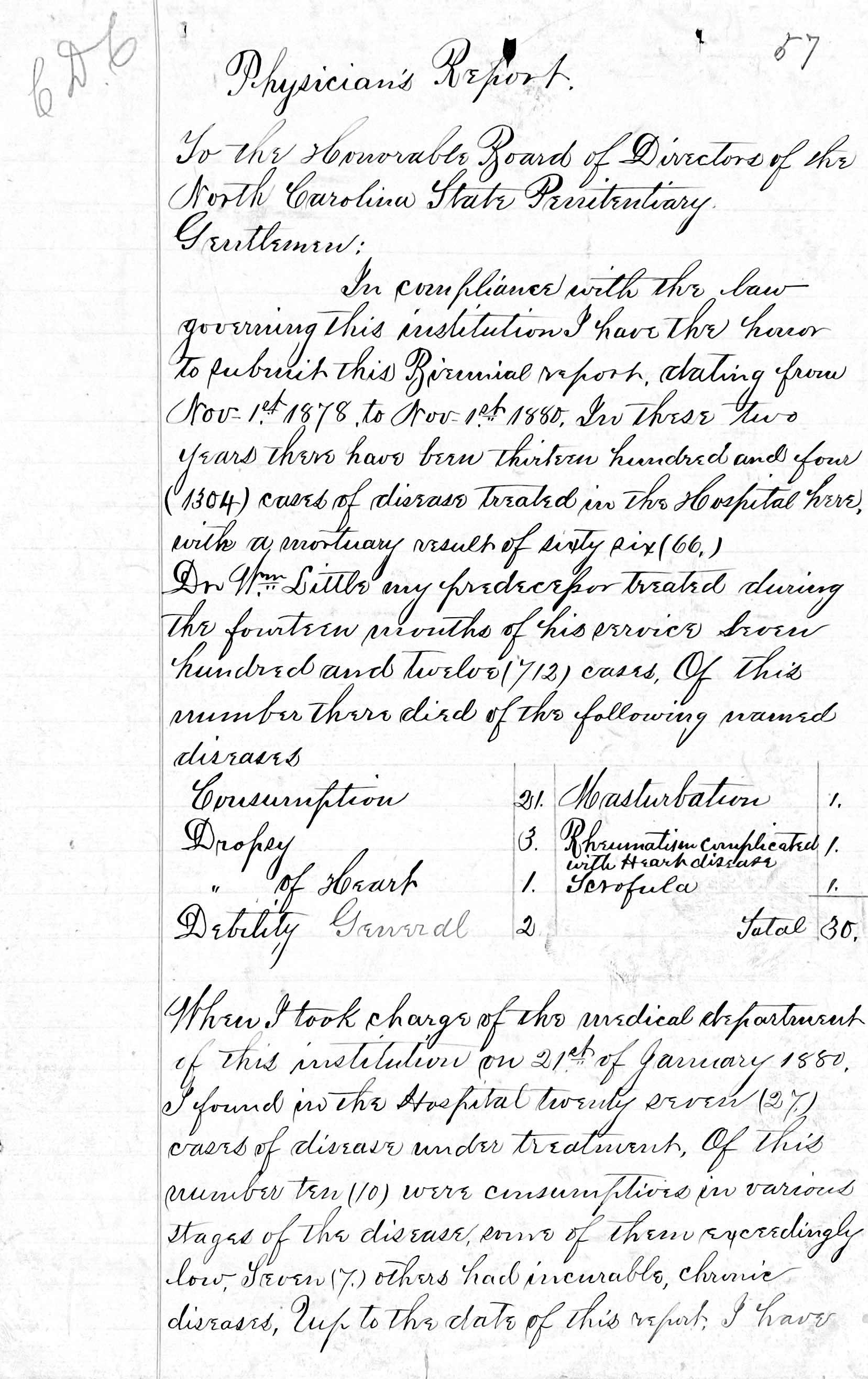 Penitentiary Report 10-31-1880