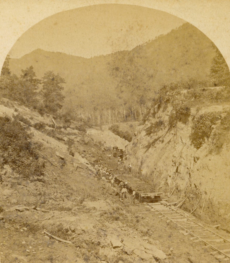 African American incarcerated laborers working on the railroad