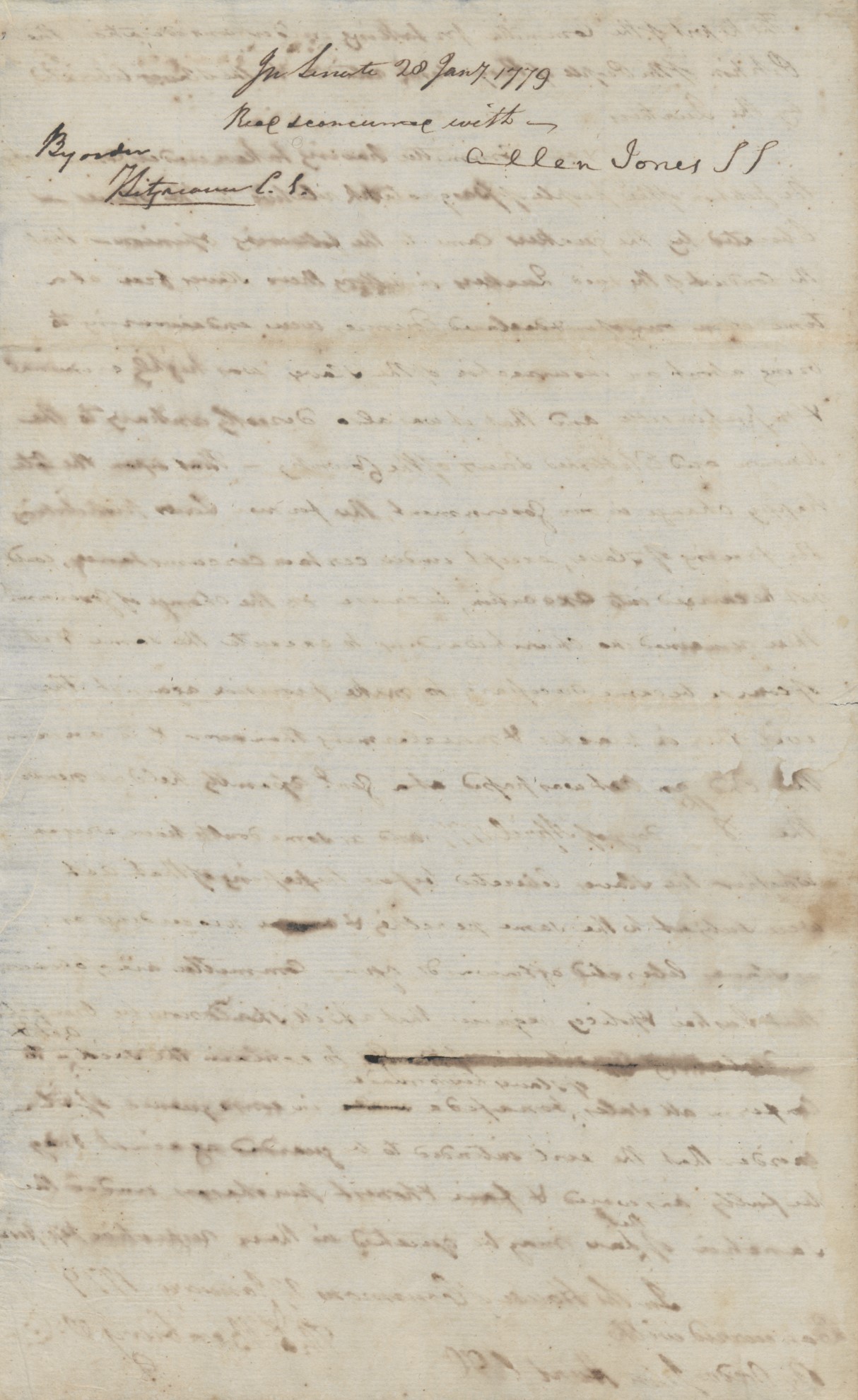 Report from the North Carolina General Assembly Regarding Petition from Pasquotank Quakers, 27-28 January 1779, page 2