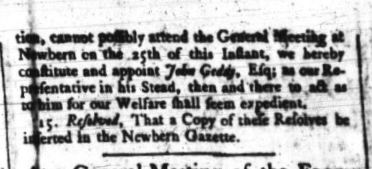 Nonimportation Resolves of Halifax 22 August 1774, page 3